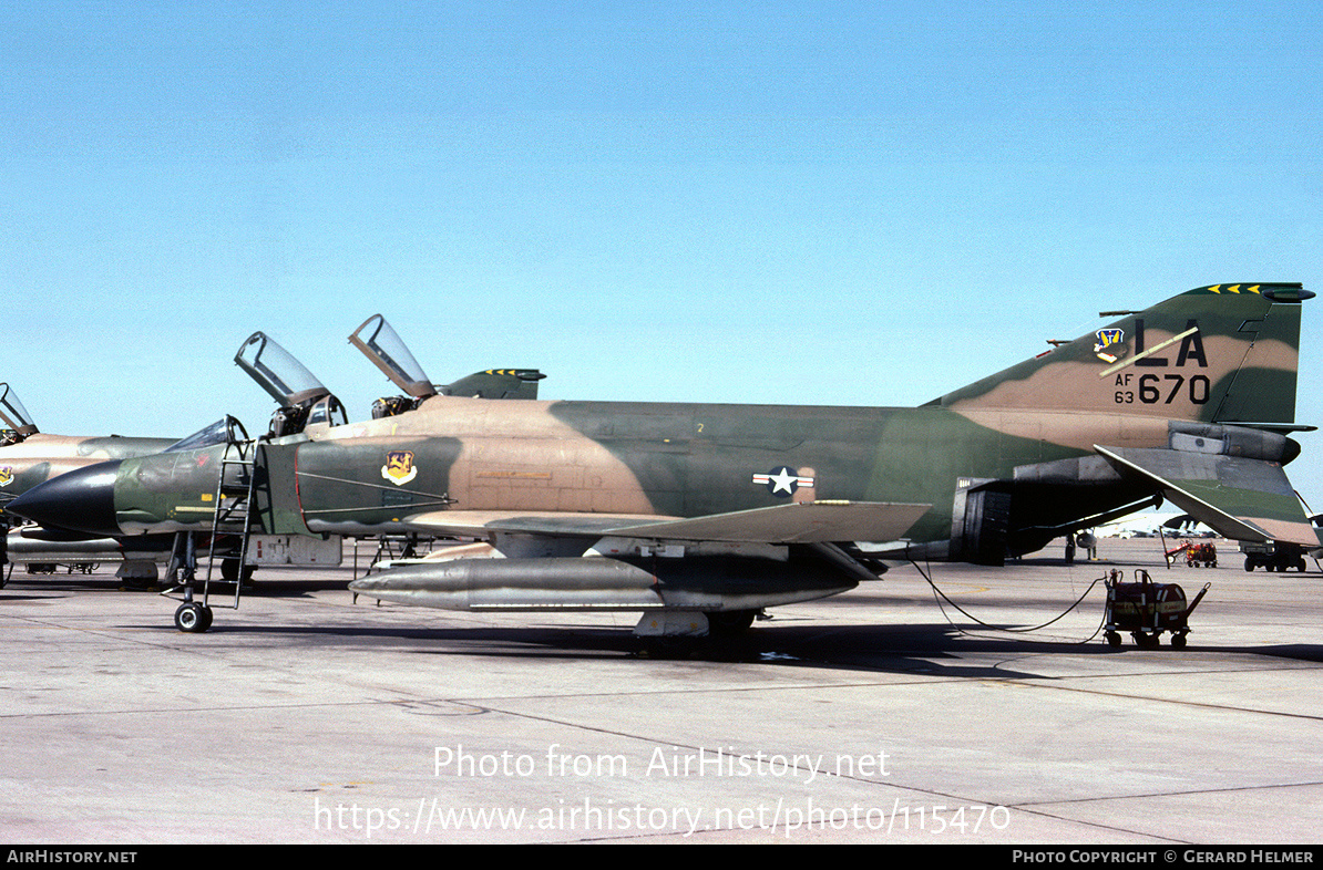 Aircraft Photo of 63-7670 / AF63-670 | McDonnell F-4C Phantom II | USA - Air Force | AirHistory.net #115470