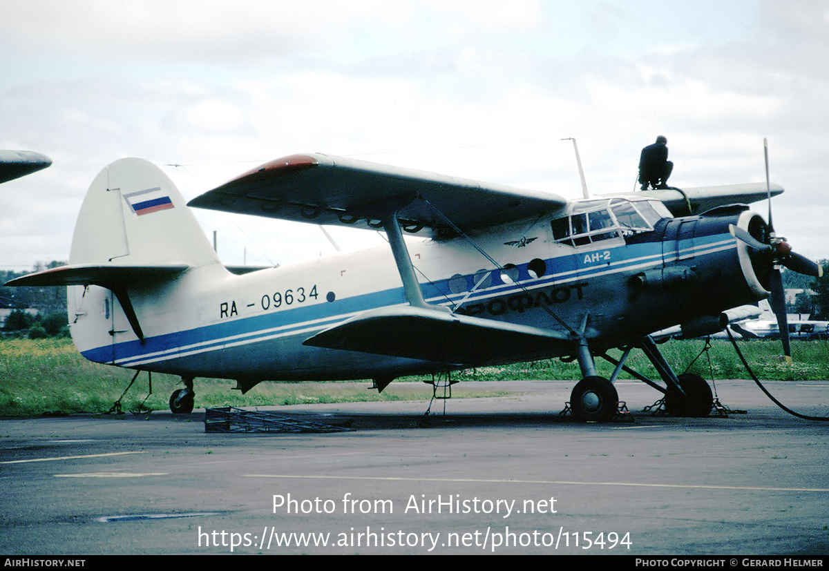 Aircraft Photo of RA-09634 | Antonov An-2TP | Aeroflot | AirHistory.net #115494