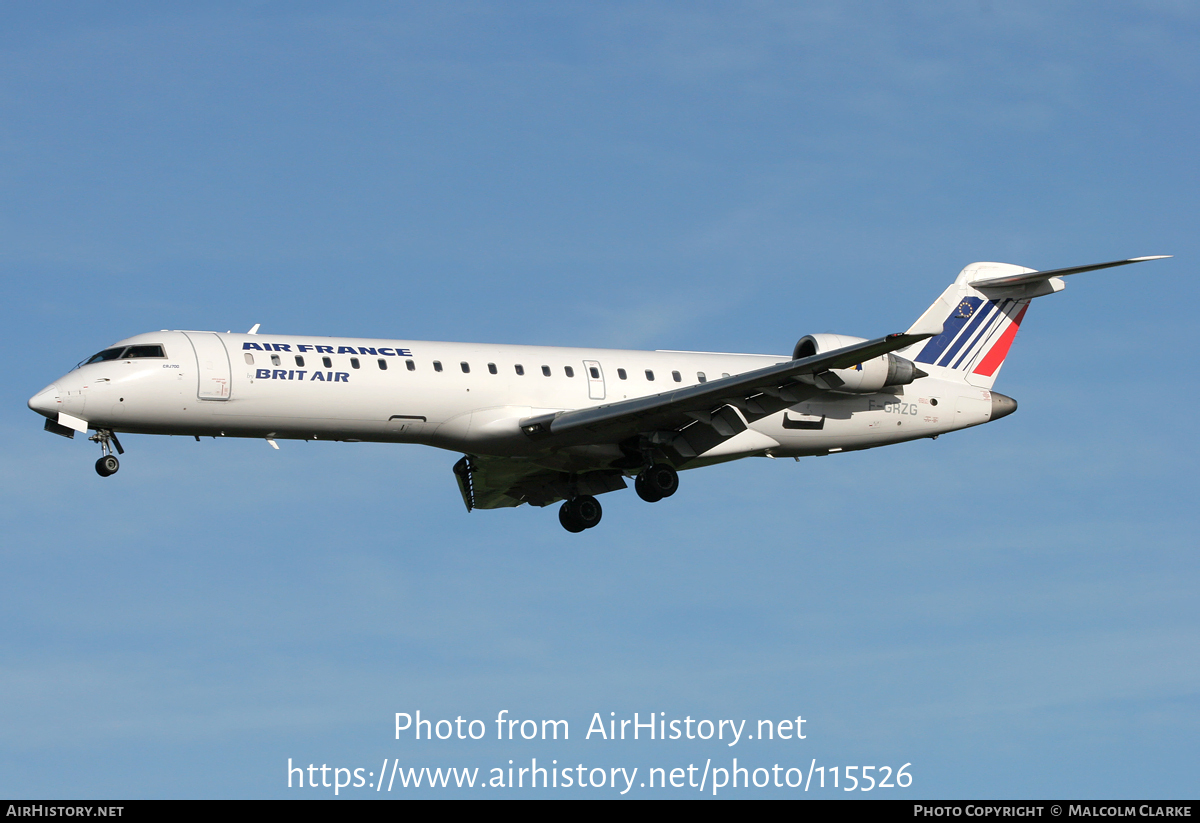 Aircraft Photo of F-GRZG | Bombardier CRJ-702 (CL-600-2C10) | Air France | AirHistory.net #115526