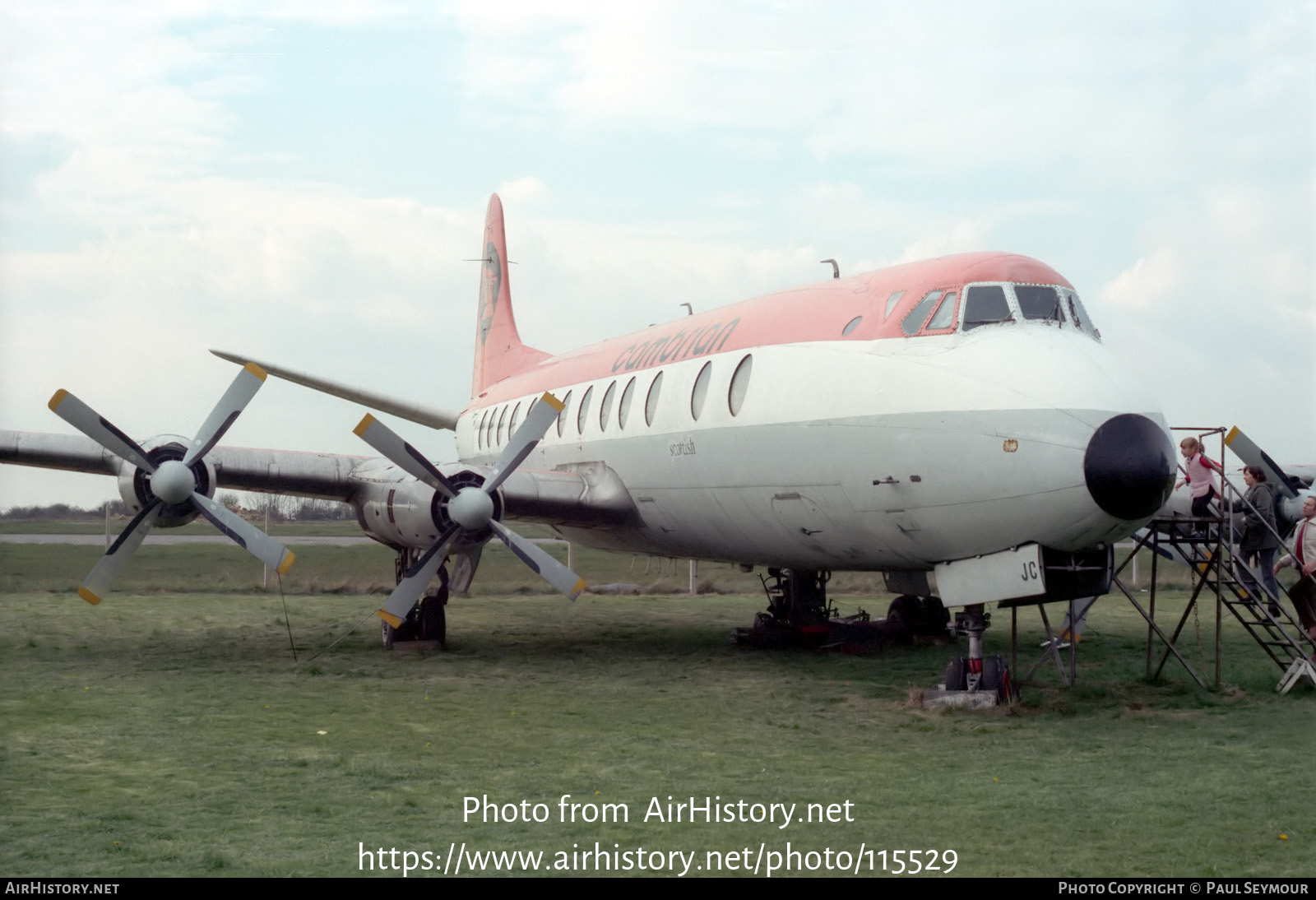 Aircraft Photo of G-AOJC | Vickers 802 Viscount | Cambrian Airways | AirHistory.net #115529