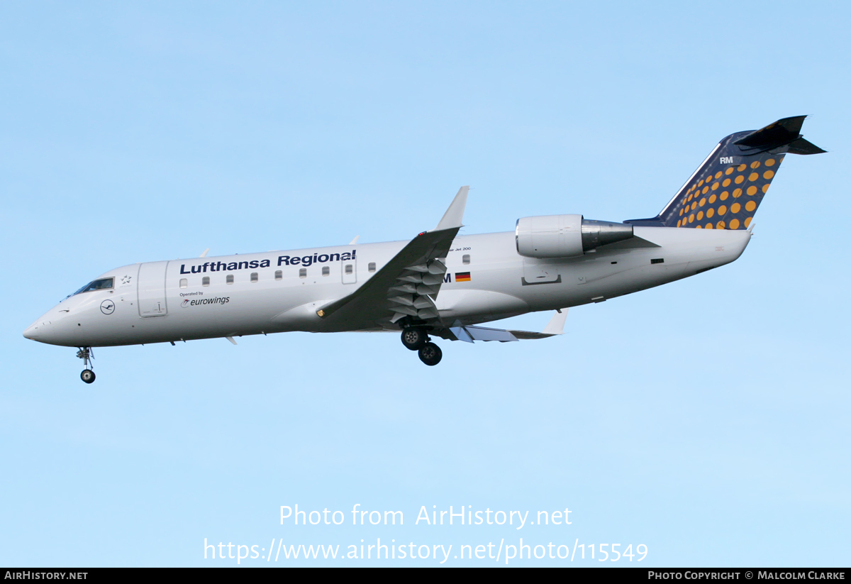 Aircraft Photo of D-ACRM | Bombardier CRJ-200LR (CL-600-2B19) | Lufthansa Regional | AirHistory.net #115549