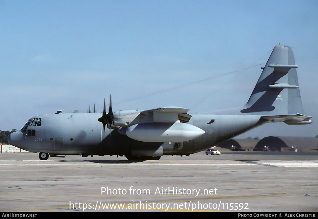 Aircraft Photo of 63-7773 / 37773 | Lockheed EC-130E Hercules (L-382) Commando Solo II | USA - Air Force | AirHistory.net #115592