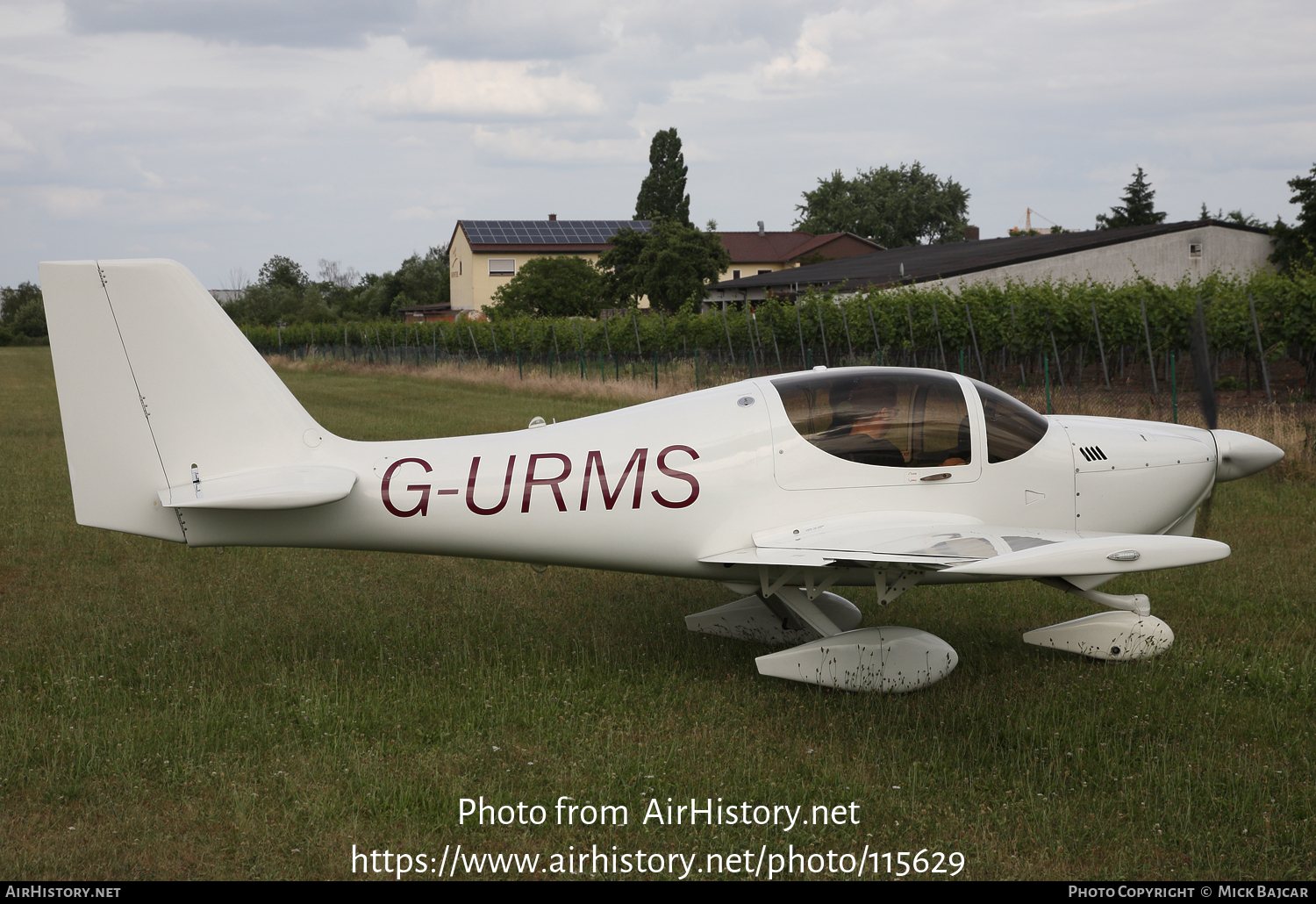 Aircraft Photo of G-URMS | Europa Aircraft Europa (Tri-gear) | AirHistory.net #115629