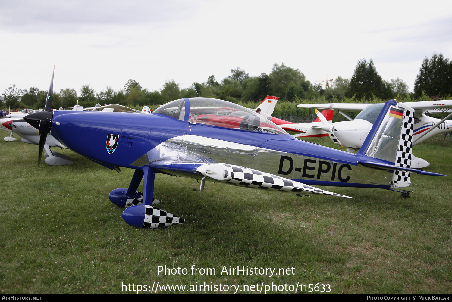 Aircraft Photo of D-EPIC | Van's RV-8 | AirHistory.net #115633