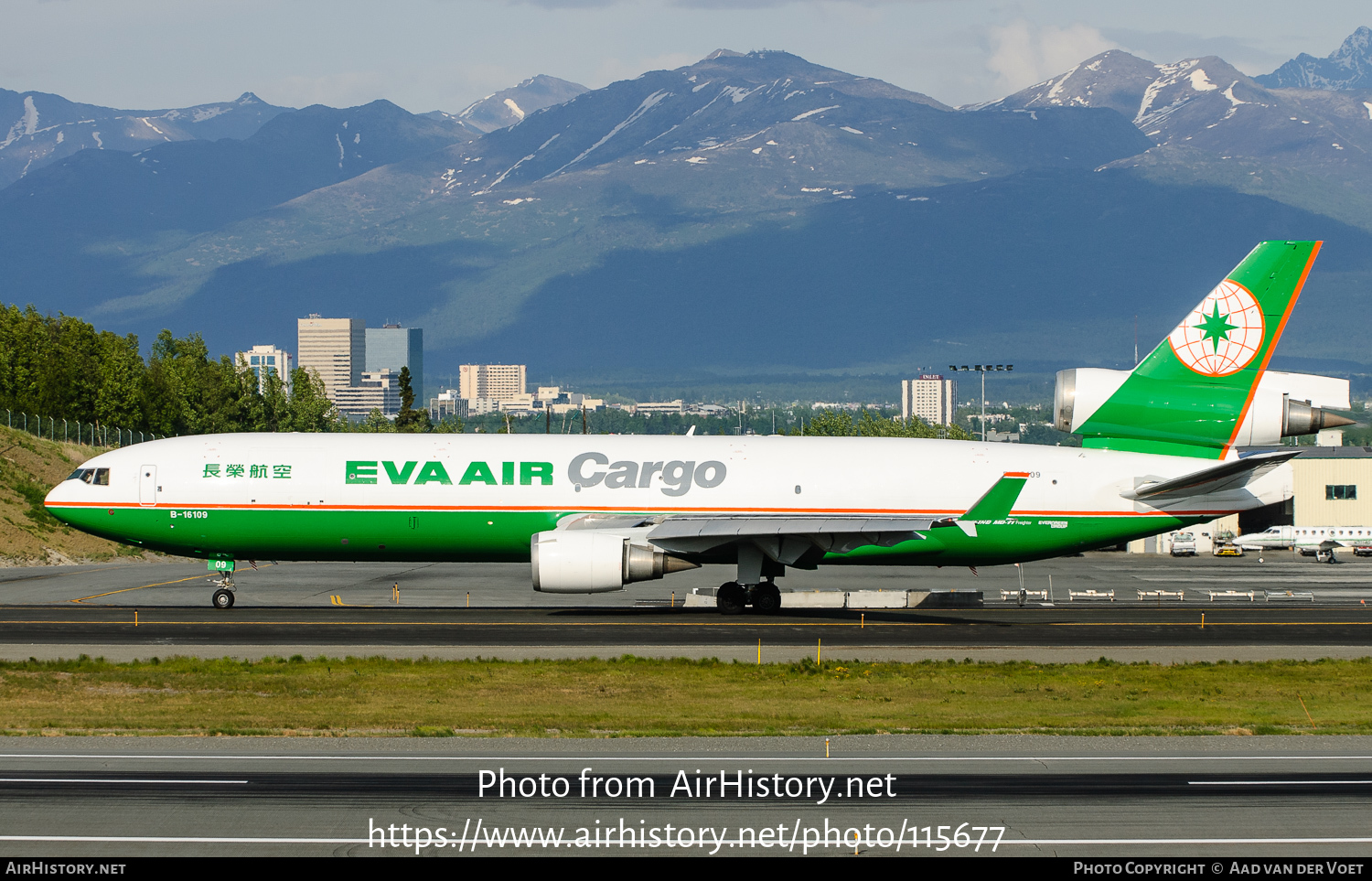 Aircraft Photo of B-16109 | McDonnell Douglas MD-11F | EVA Air Cargo | AirHistory.net #115677