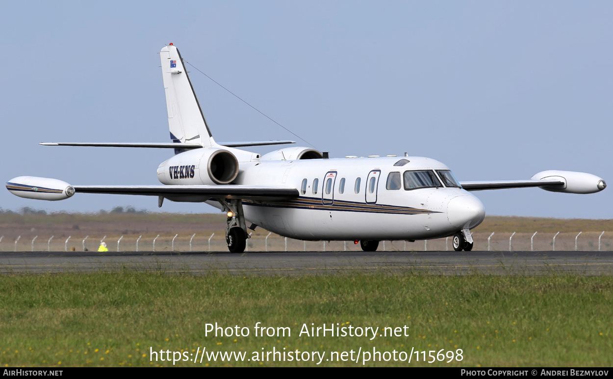 Aircraft Photo of VH-KNS | Israel Aircraft Industries IAI-1124 Westwind 1 | AirHistory.net #115698