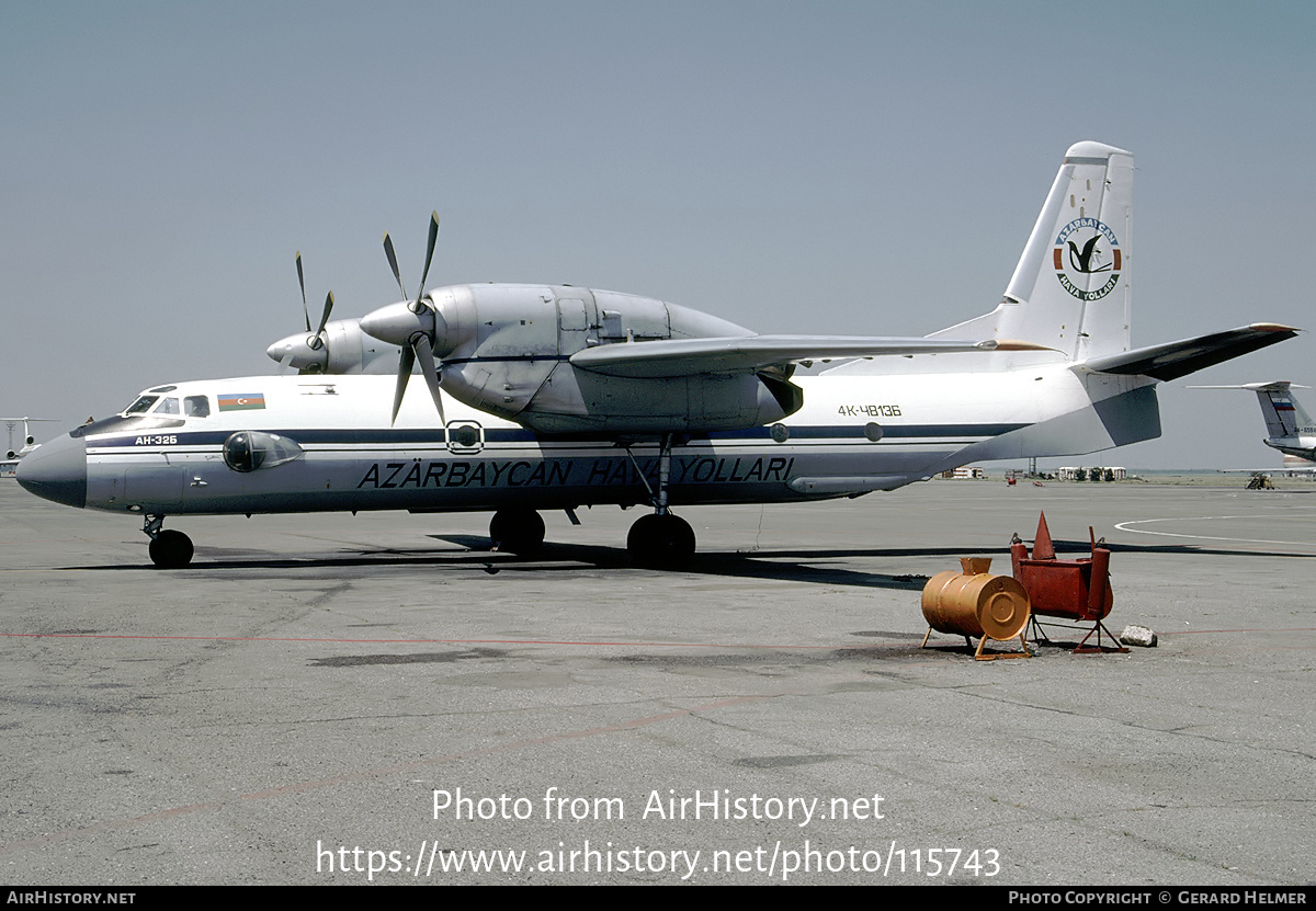 Aircraft Photo of 4K-48136 | Antonov An-32B | Azarbaycan Hava Yollari | AirHistory.net #115743