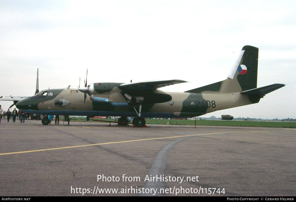 Aircraft Photo of 2408 | Antonov An-26 | Czechoslovakia - Air Force | AirHistory.net #115744