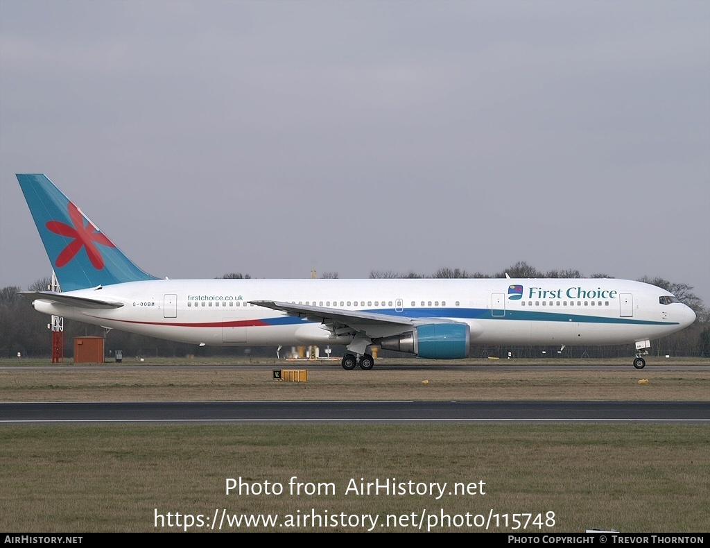 Aircraft Photo of G-OOBM | Boeing 767-324/ER | First Choice Airways | AirHistory.net #115748