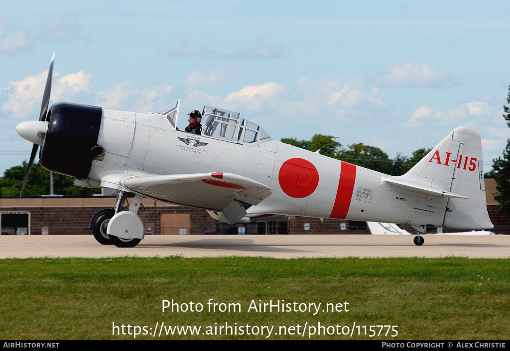 Aircraft Photo of N11171 | North American T-6 / A6M Zero (mod) | Commemorative Air Force | Japan - Navy | AirHistory.net #115775