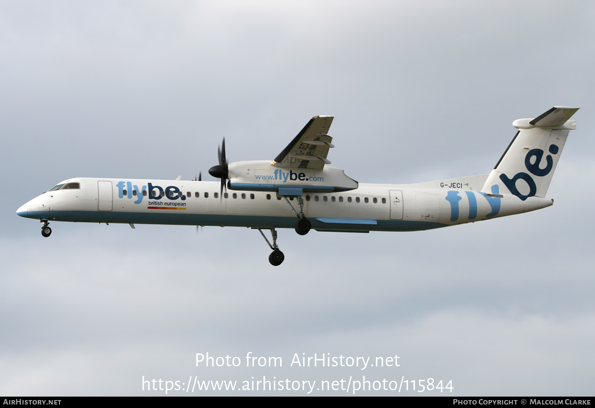 Aircraft Photo of G-JECI | Bombardier DHC-8-402 Dash 8 | Flybe - British European | AirHistory.net #115844