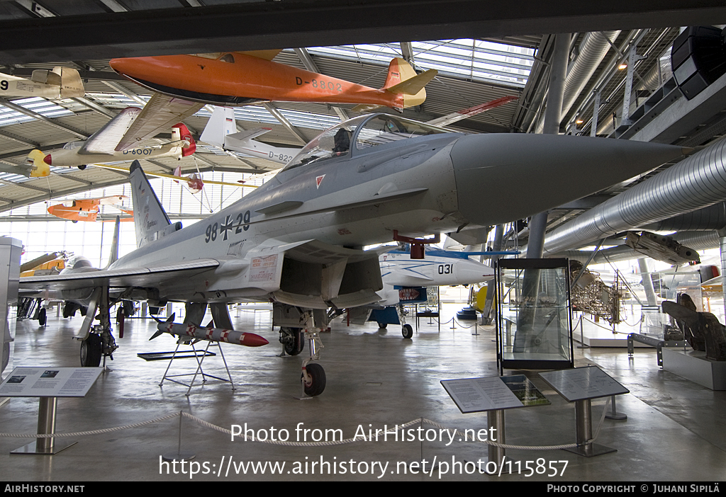 Aircraft Photo of 9829 | Eurofighter EF-2000 Typhoon S | Germany - Air Force | AirHistory.net #115857