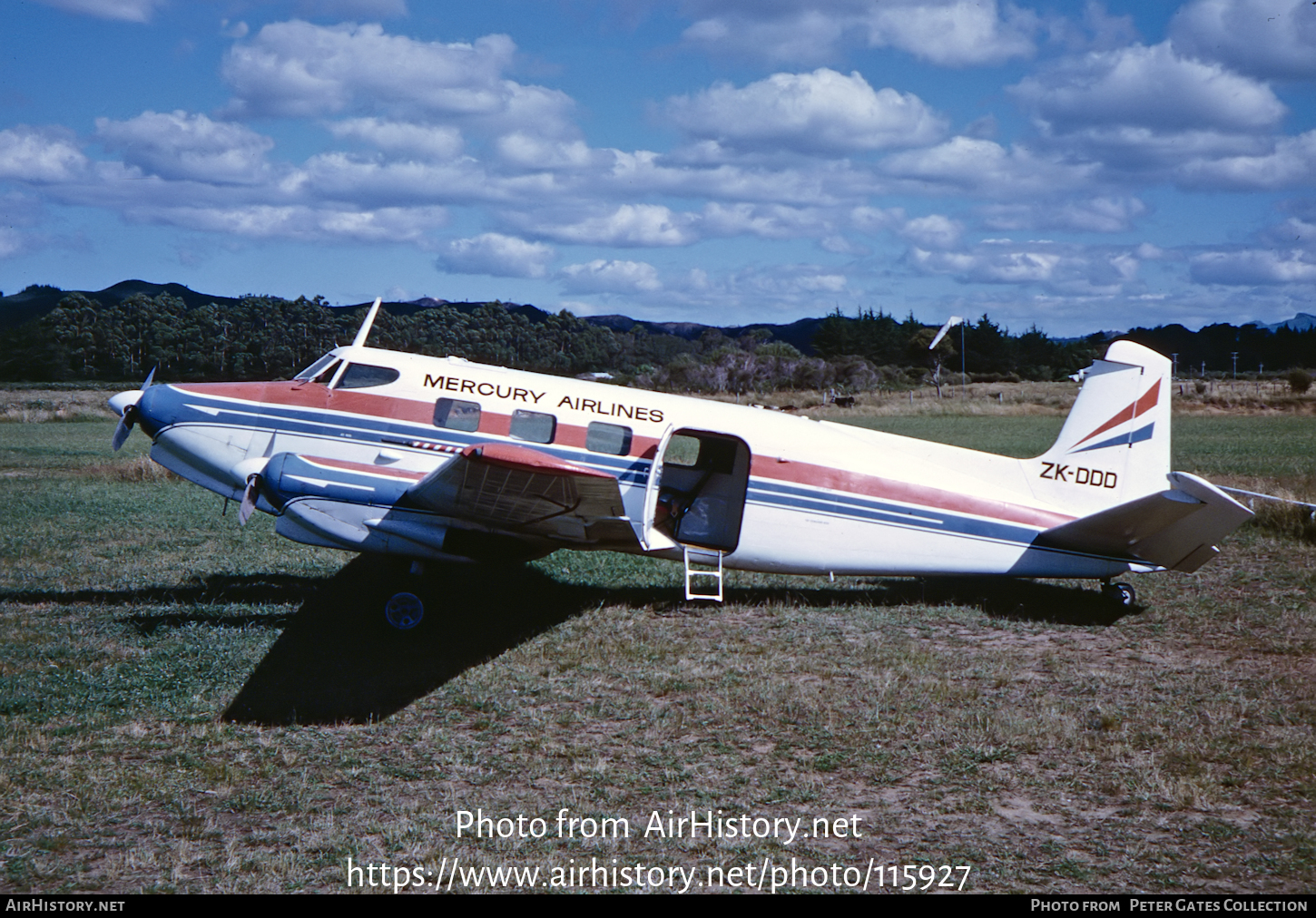 Aircraft Photo of ZK-DDD | De Havilland Australia DHA-3 Drover Mk3A | Mercury Airlines | AirHistory.net #115927