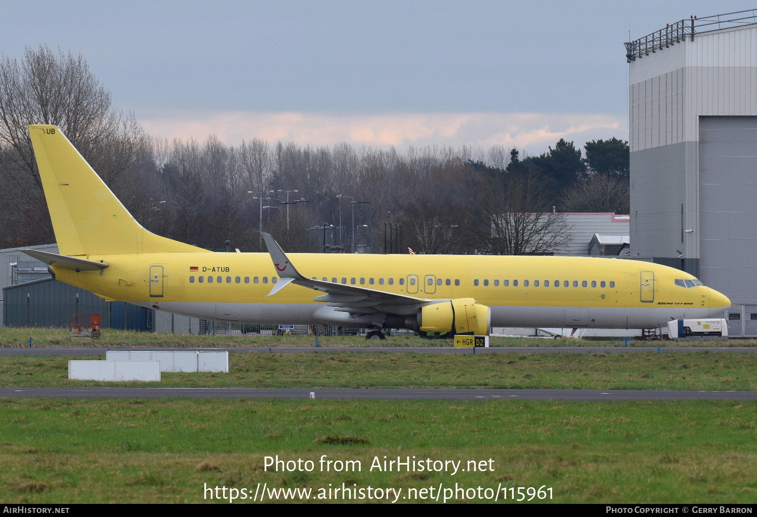 Aircraft Photo of D-ATUB | Boeing 737-8K5 | TUIfly | AirHistory.net #115961