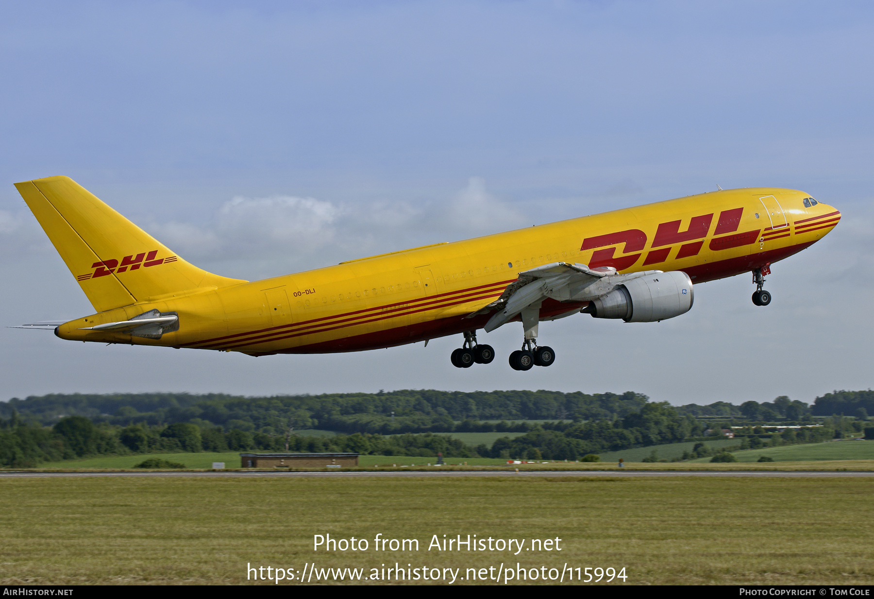 Aircraft Photo of OO-DLI | Airbus A300B4-203(F) | DHL International | AirHistory.net #115994