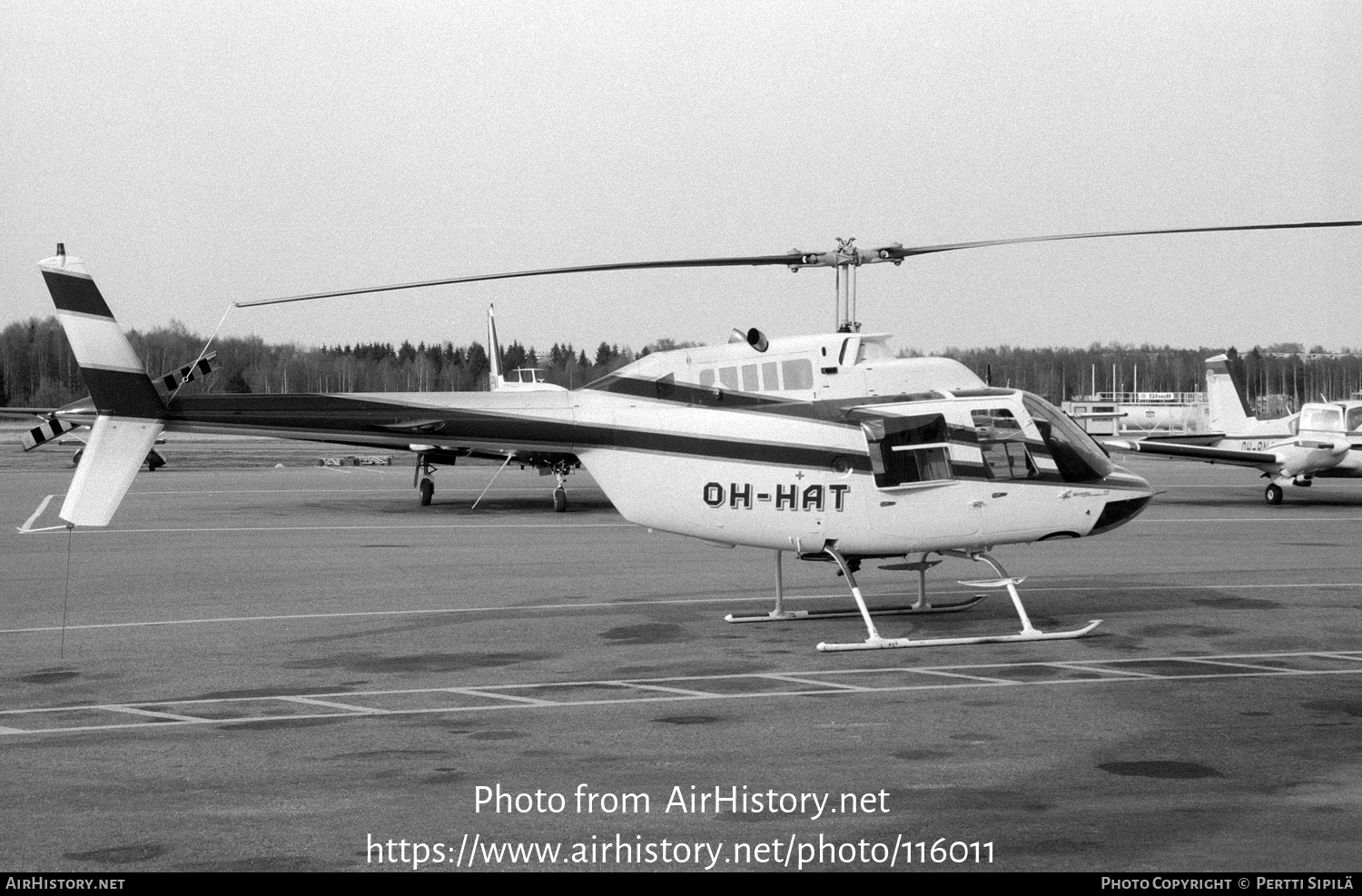 Aircraft Photo of OH-HAT | Agusta AB-206B-3 JetRanger III | AirHistory.net #116011