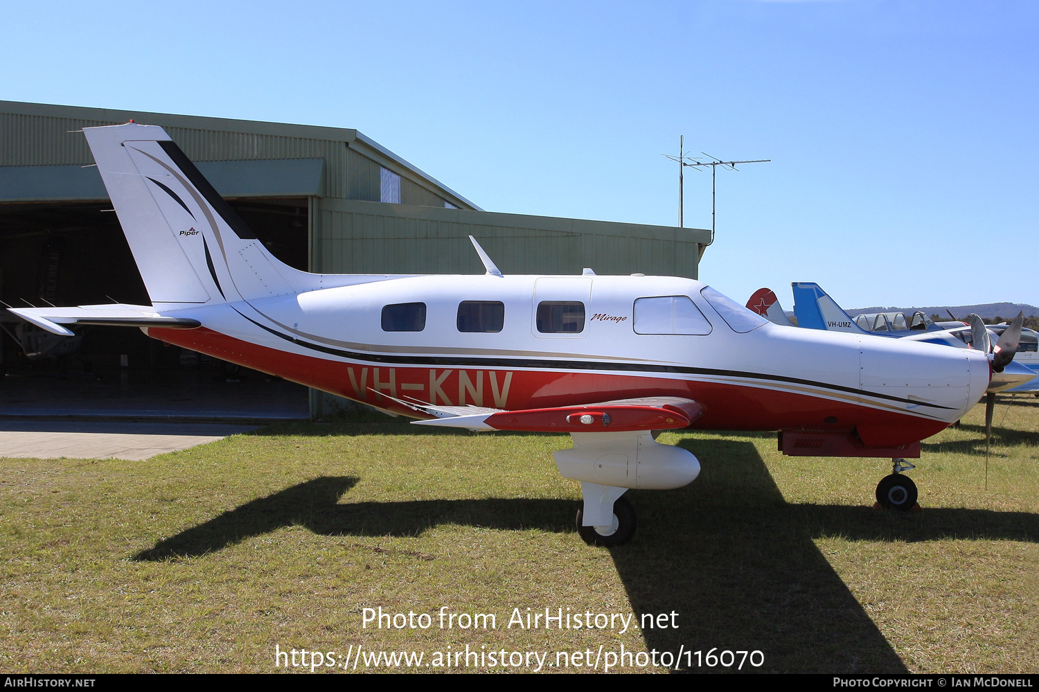 Aircraft Photo of VH-KNV | Piper PA-46-350P Malibu Mirage | AirHistory.net #116070