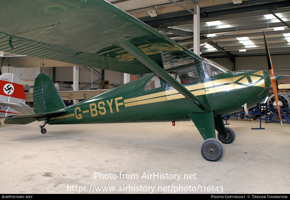 Aircraft Photo of G-BSYF | Luscombe 8E Silvaire Deluxe | AirHistory.net #116143