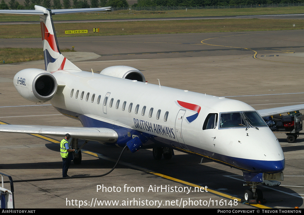 Aircraft Photo of G-EMBL | Embraer ERJ-145EU (EMB-145EU) | British Airways | AirHistory.net #116148