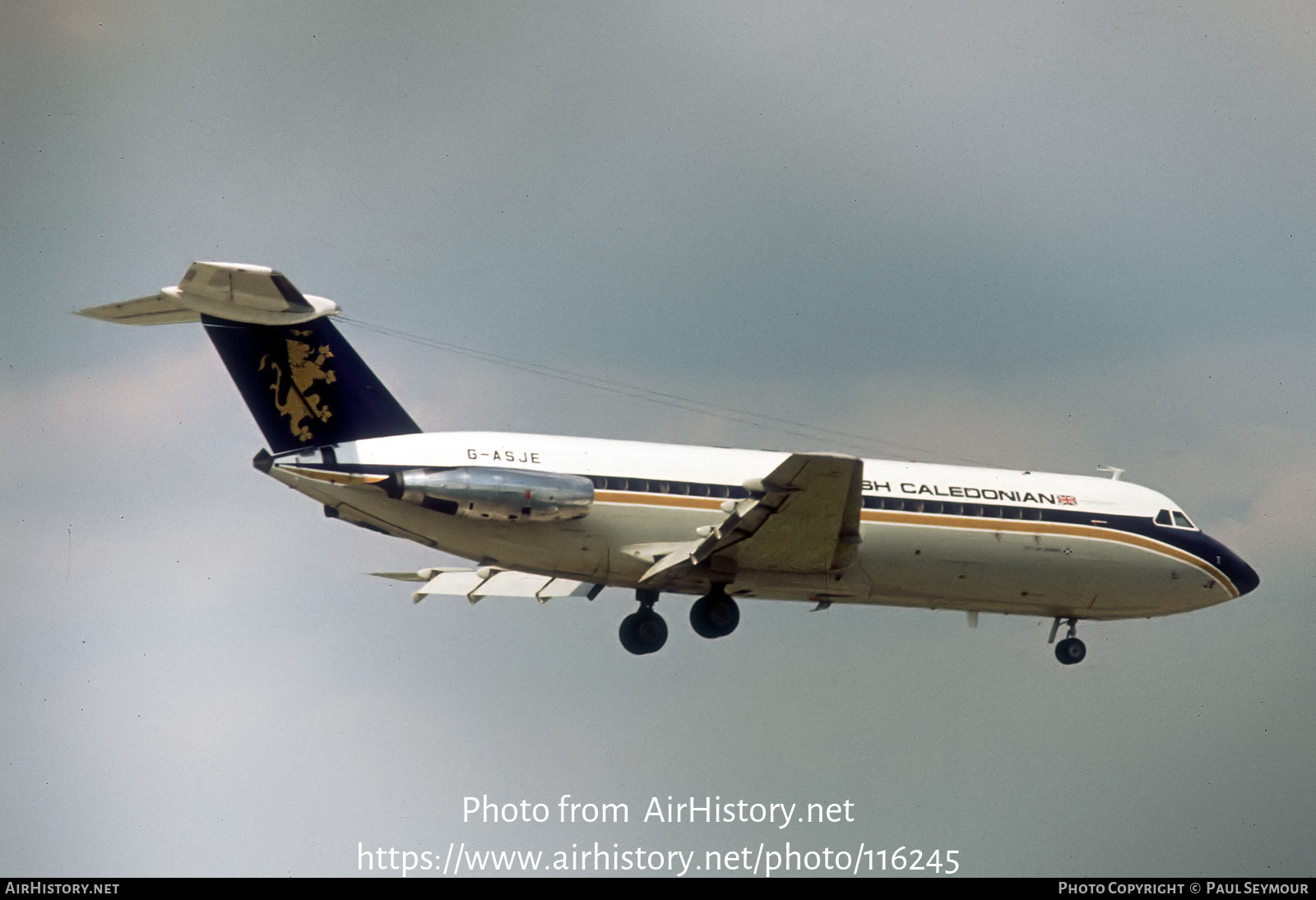 Aircraft Photo of G-ASJE | BAC 111-201AC One-Eleven | British Caledonian Airways | AirHistory.net #116245
