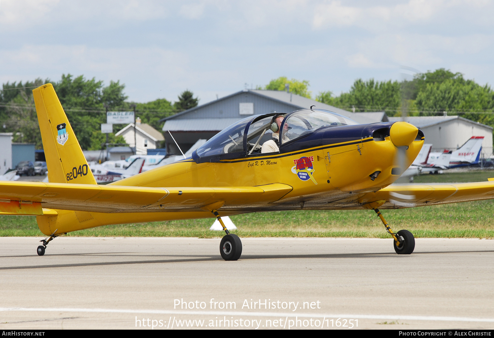 Aircraft Photo of N26AF / 82-040 | Schweizer TG-7A (SGM 2-37) | Tuskegee Airmen Glider Club | USA - Air Force | AirHistory.net #116251