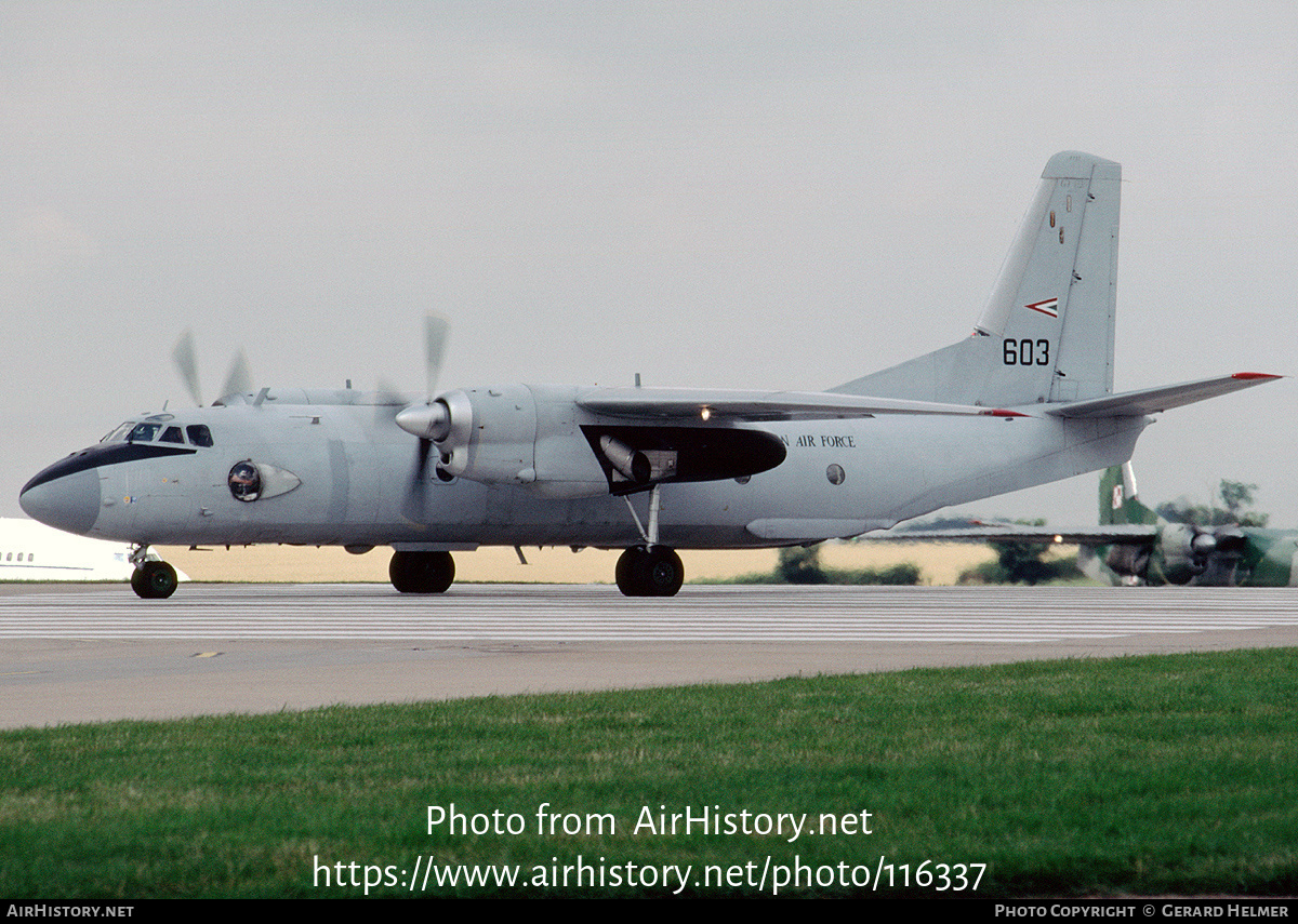 Aircraft Photo of 603 | Antonov An-26 | Hungary - Air Force | AirHistory.net #116337