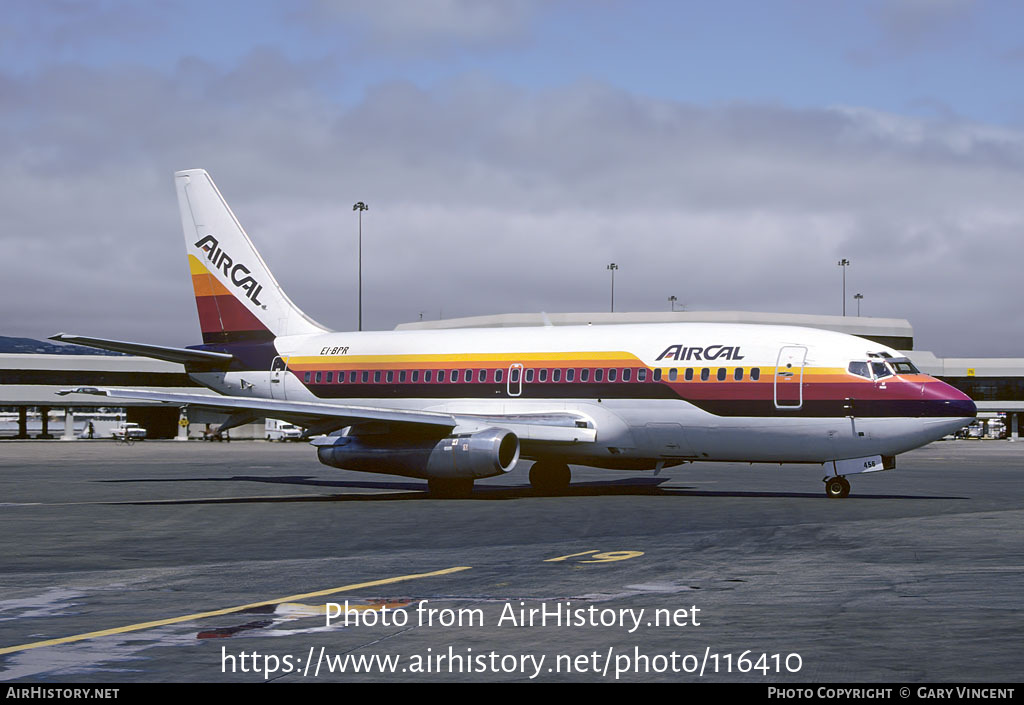 Aircraft Photo of EI-BPR | Boeing 737-2S3/Adv | AirCal | AirHistory.net #116410