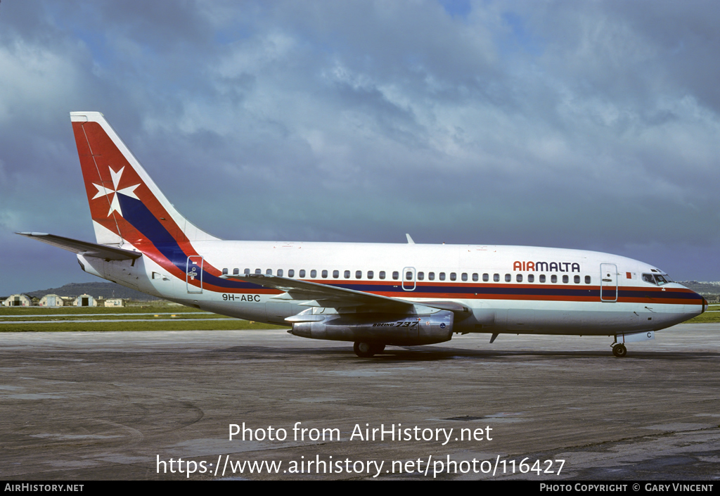 Aircraft Photo of 9H-ABC | Boeing 737-2Y5/Adv | Air Malta | AirHistory.net #116427