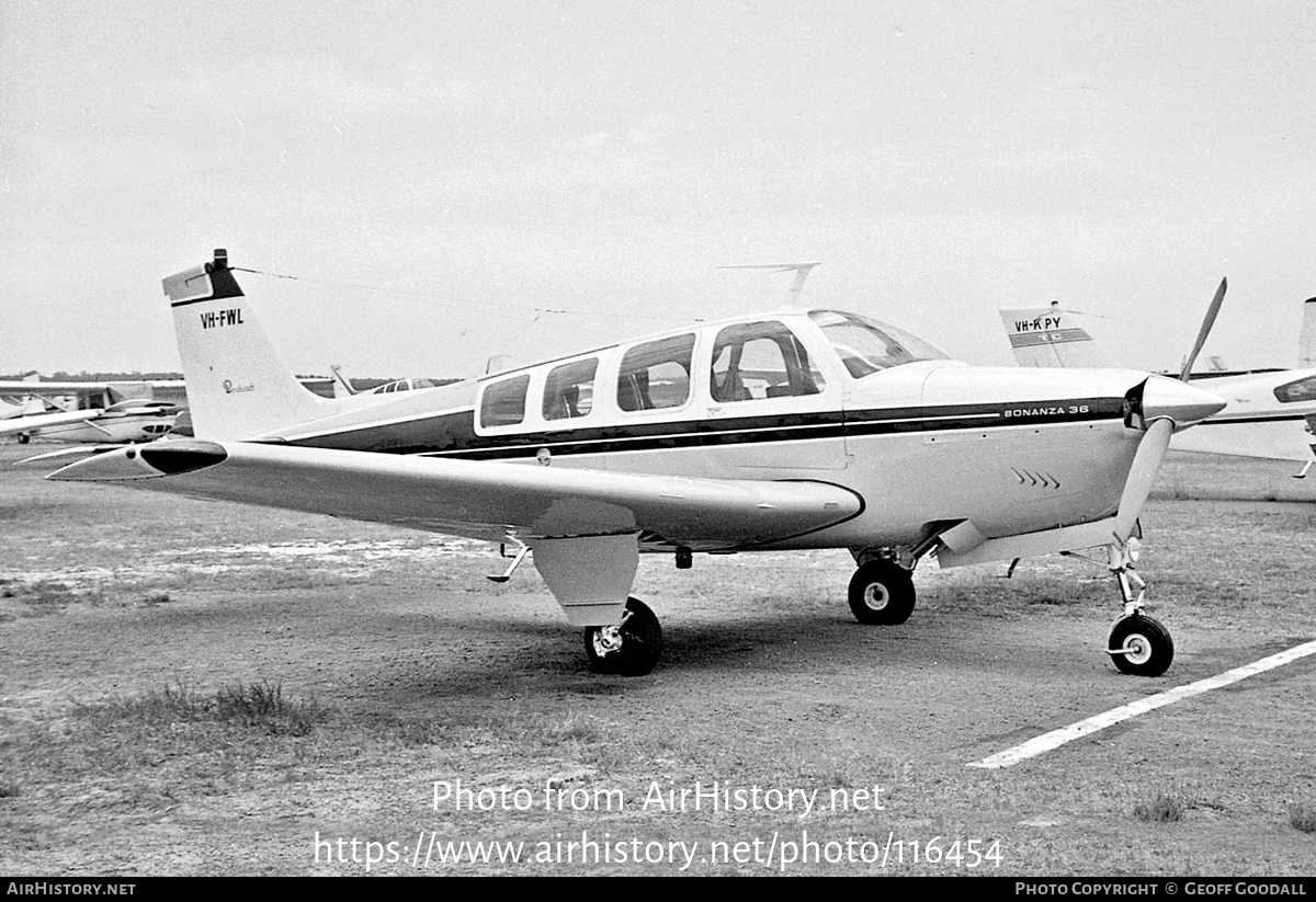 Aircraft Photo of VH-FWL | Beech 36 Bonanza 36 | AirHistory.net #116454