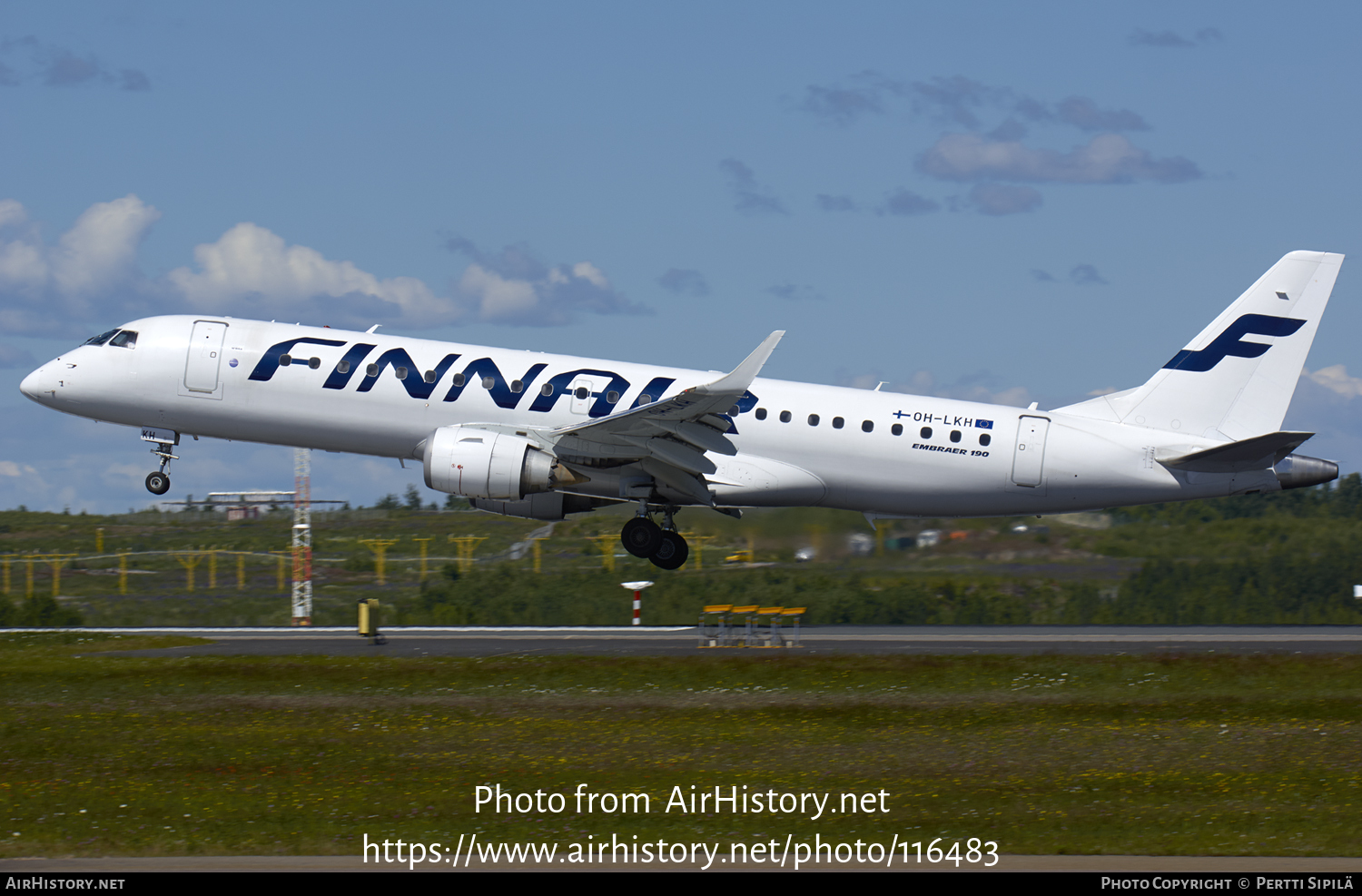 Aircraft Photo of OH-LKH | Embraer 190LR (ERJ-190-100LR) | Finnair | AirHistory.net #116483