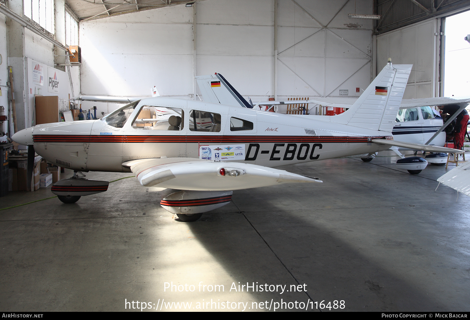 Aircraft Photo of D-EBOC | Piper PA-28-181 Archer II | AirHistory.net #116488