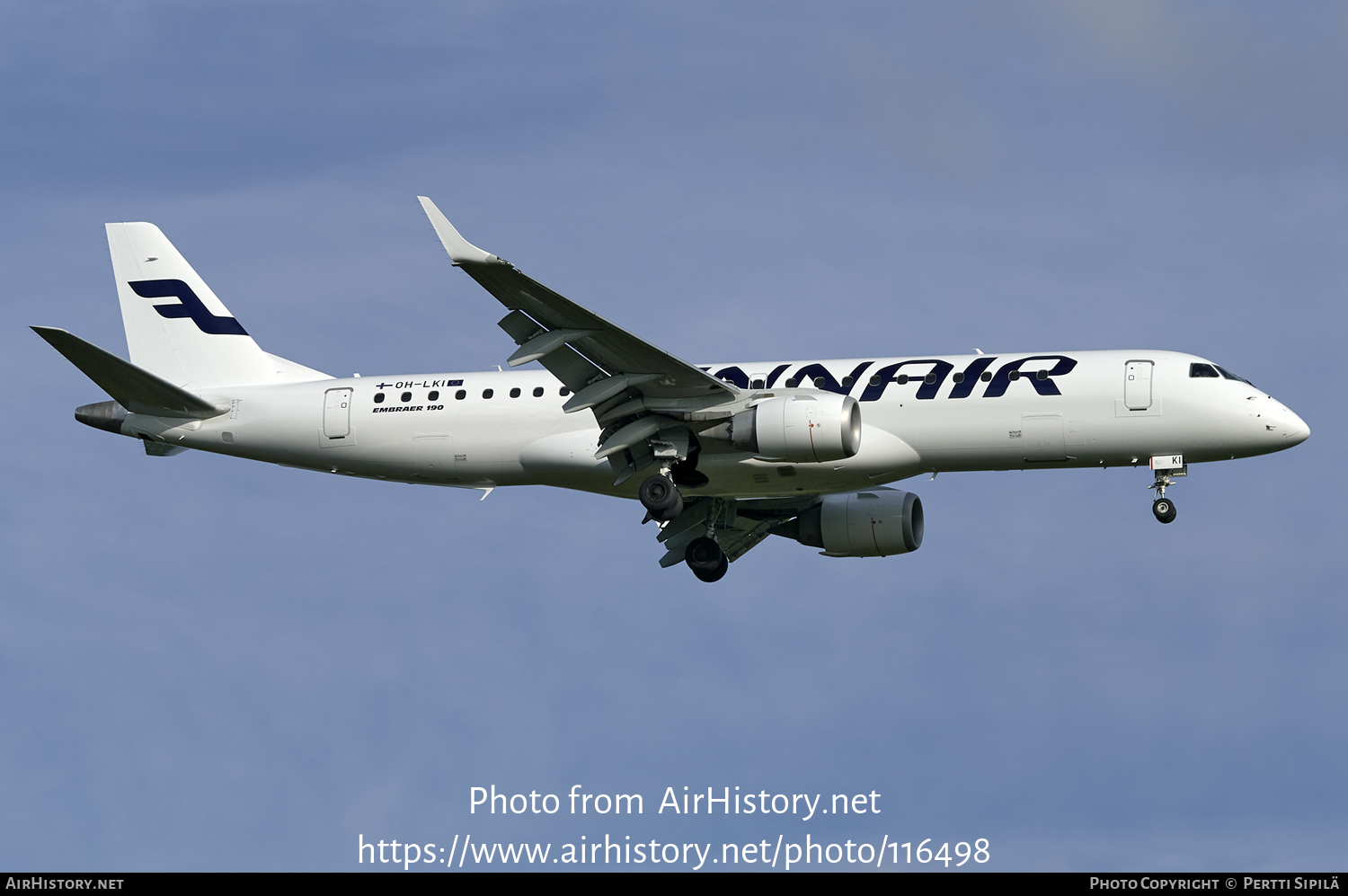 Aircraft Photo of OH-LKI | Embraer 190LR (ERJ-190-100LR) | Finnair | AirHistory.net #116498