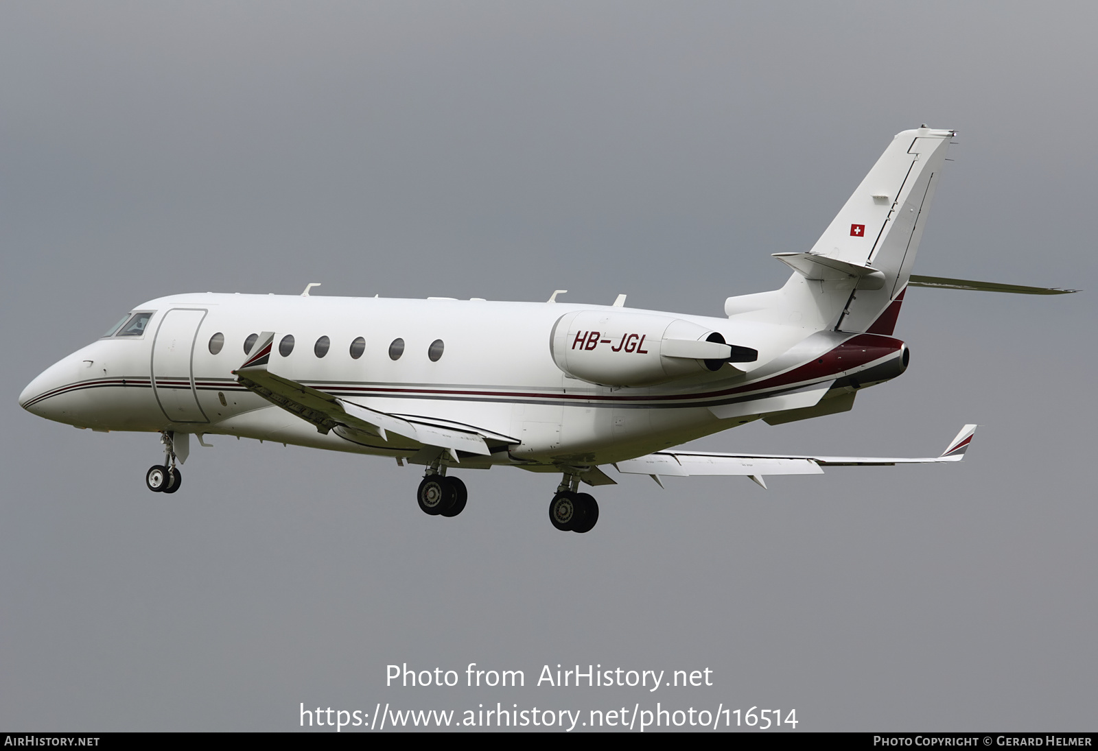 Aircraft Photo of HB-JGL | Israel Aircraft Industries Gulfstream G200 | AirHistory.net #116514