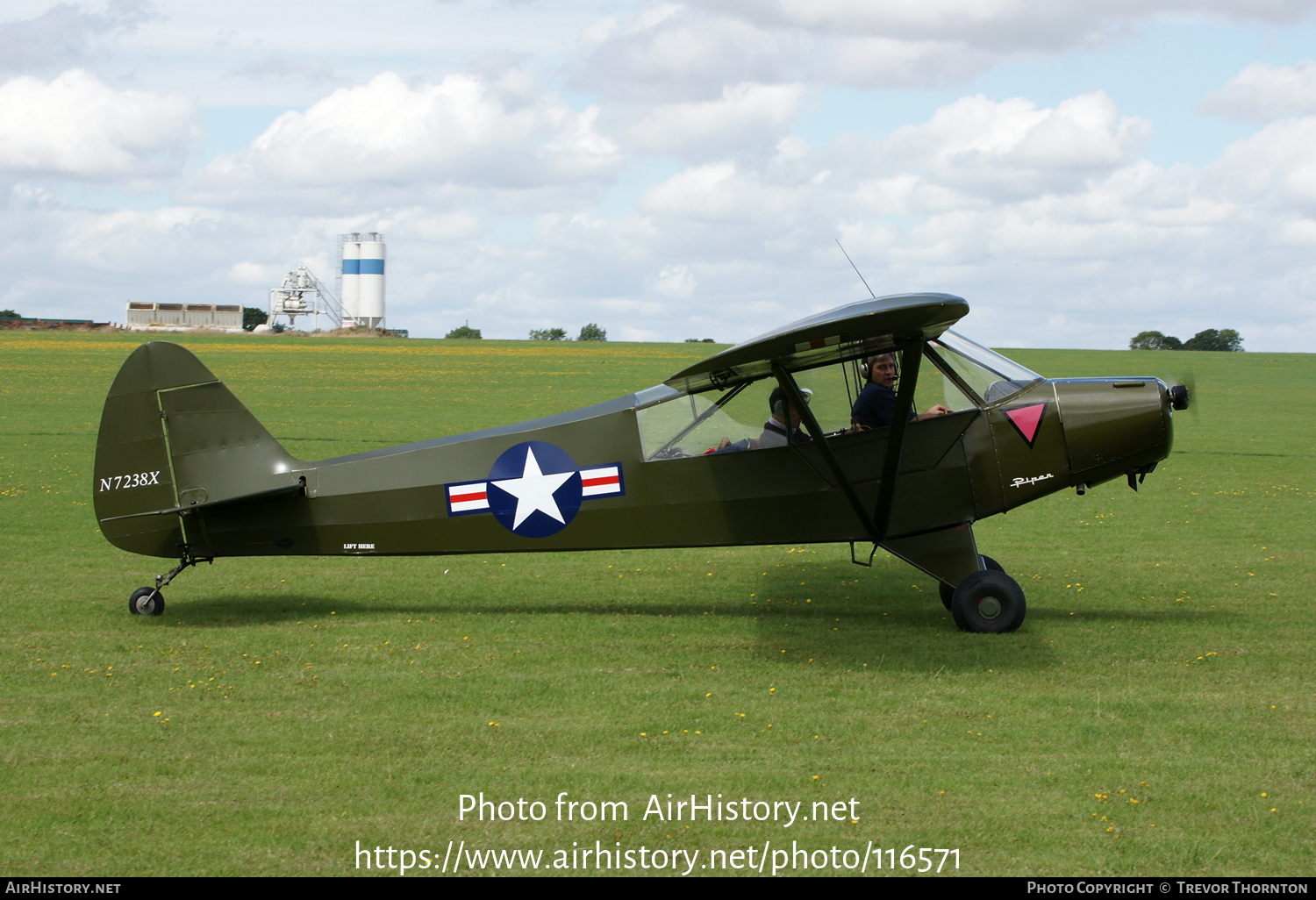 Aircraft Photo of N7238X | Piper PA-18 Super Cub | USA - Army | AirHistory.net #116571