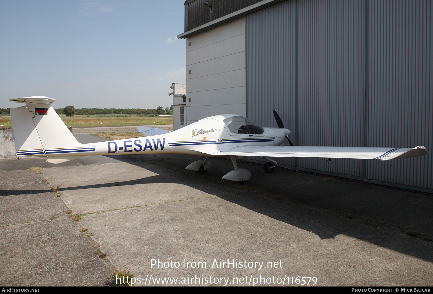 Aircraft Photo of D-ESAW | Diamond DA20A-1 Katana | AirHistory.net #116579