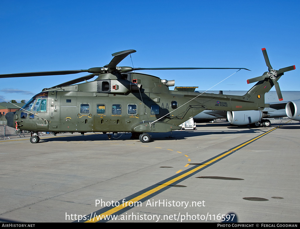 Aircraft Photo of ZJ990 | AgustaWestland EH101-512 Merlin HC3A | UK - Air Force | AirHistory.net #116597