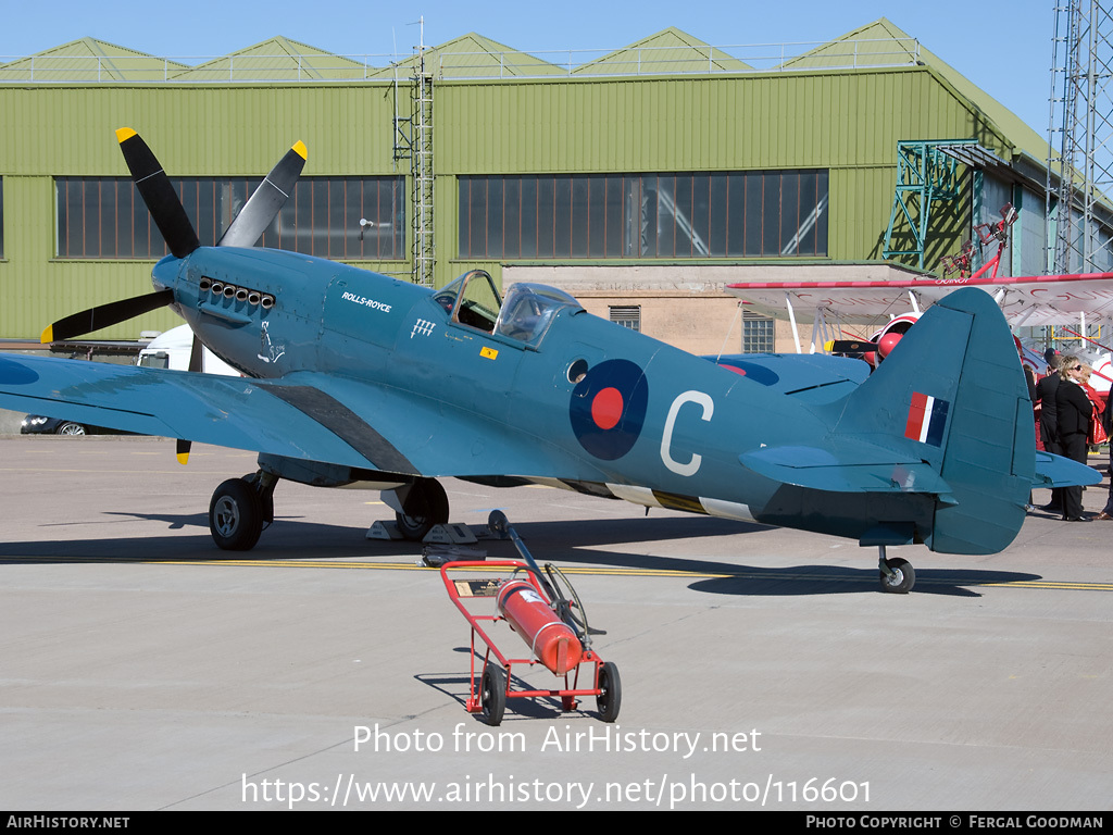 Aircraft Photo of G-RRGN / PS853 | Supermarine 389 Spitfire PR19 | Rolls-Royce | UK - Air Force | AirHistory.net #116601