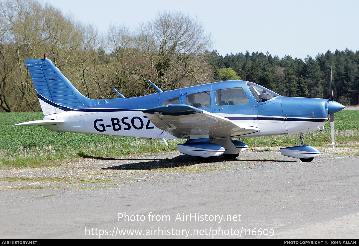 Aircraft Photo of G-BSOZ | Piper PA-28-161 Cherokee Warrior II | AirHistory.net #116609