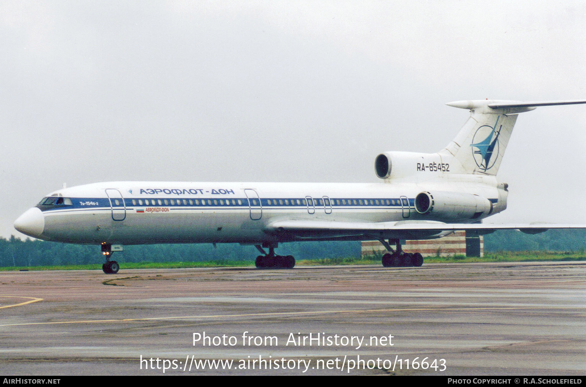 Aircraft Photo of RA-85452 | Tupolev Tu-154B-2 | Aeroflot - Don | AirHistory.net #116643