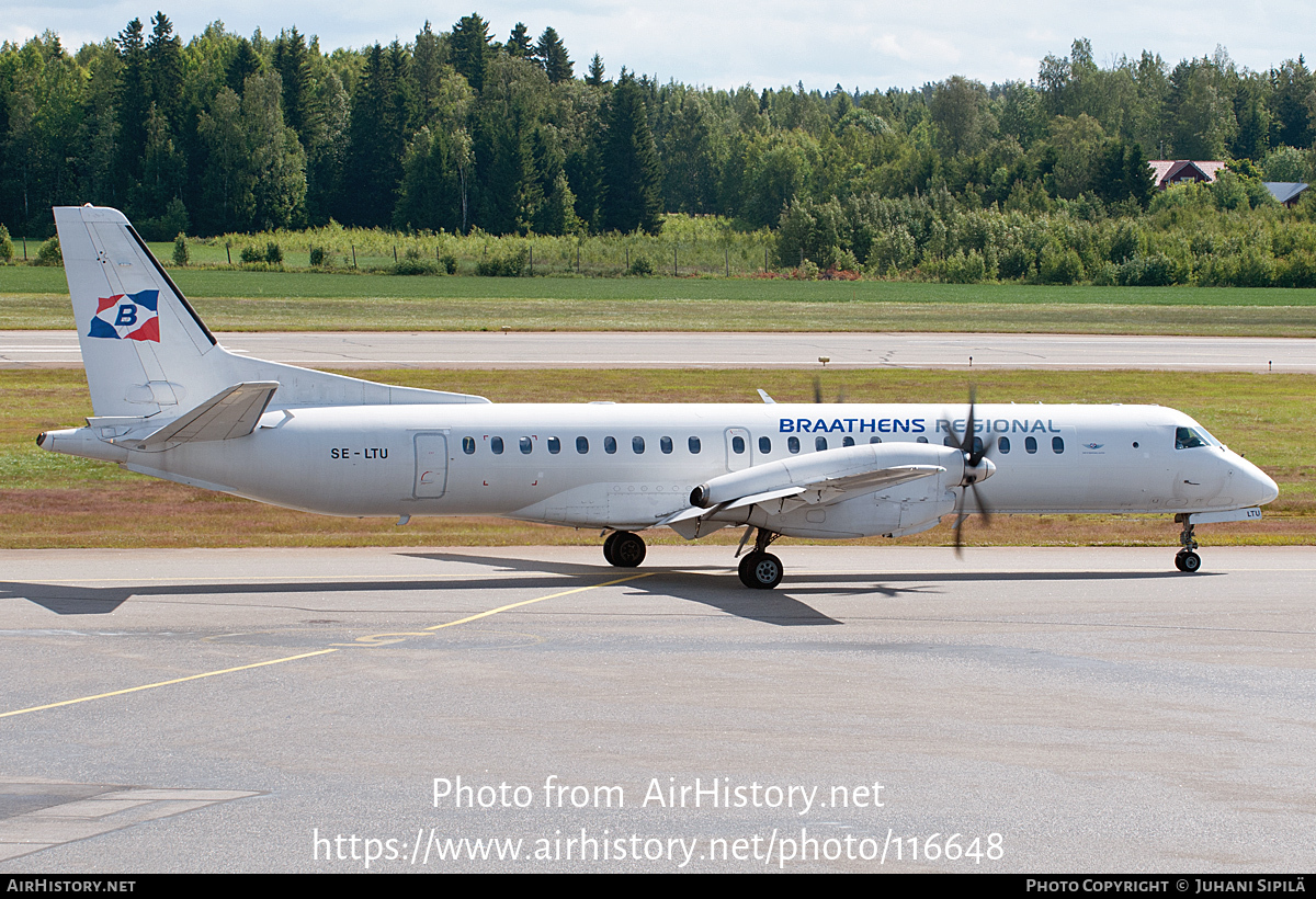 Aircraft Photo of SE-LTU | Saab 2000 | Braathens Regional | AirHistory.net #116648