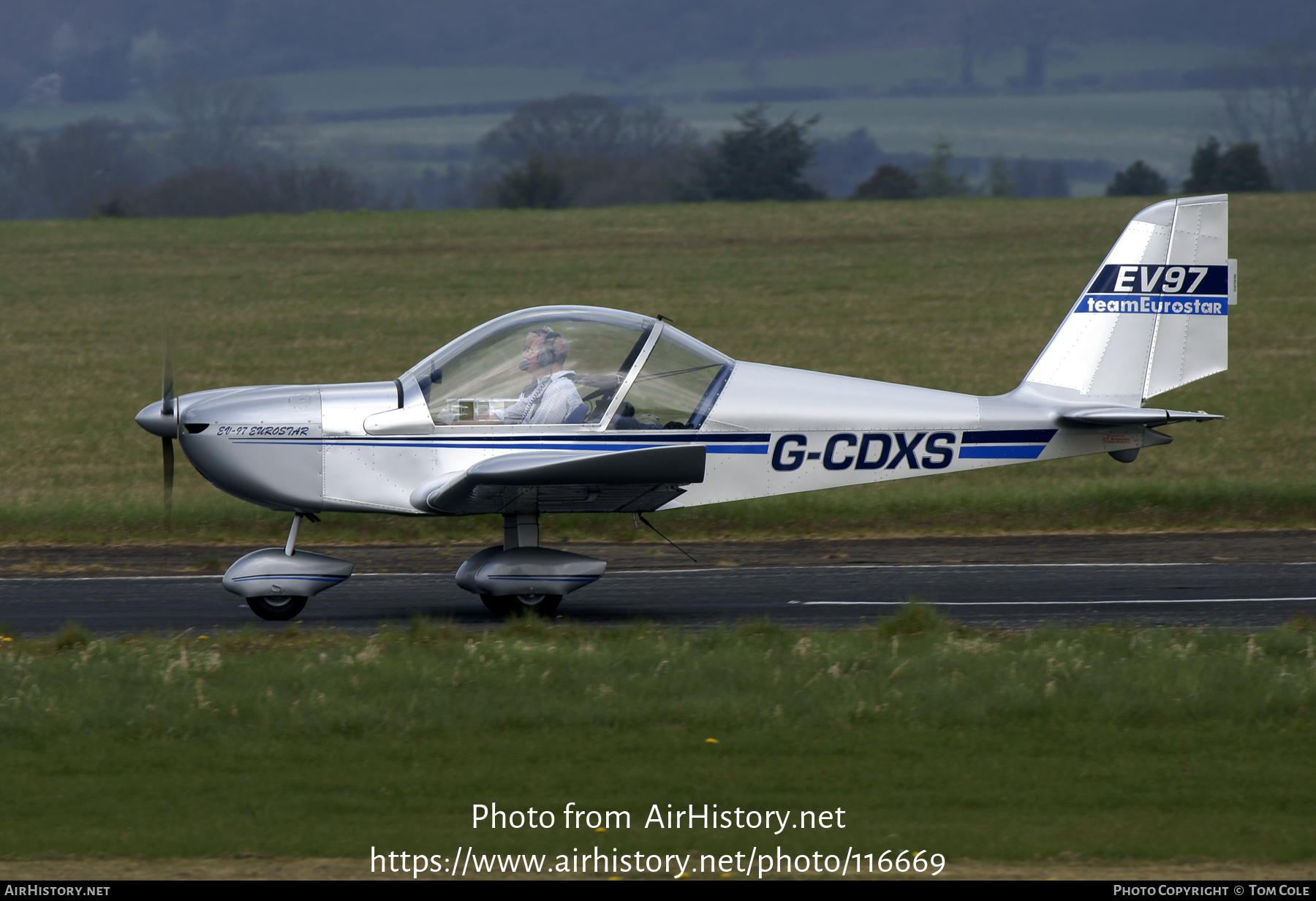 Aircraft Photo of G-CDXS | Cosmik EV-97 TeamEurostar UK | AirHistory.net #116669