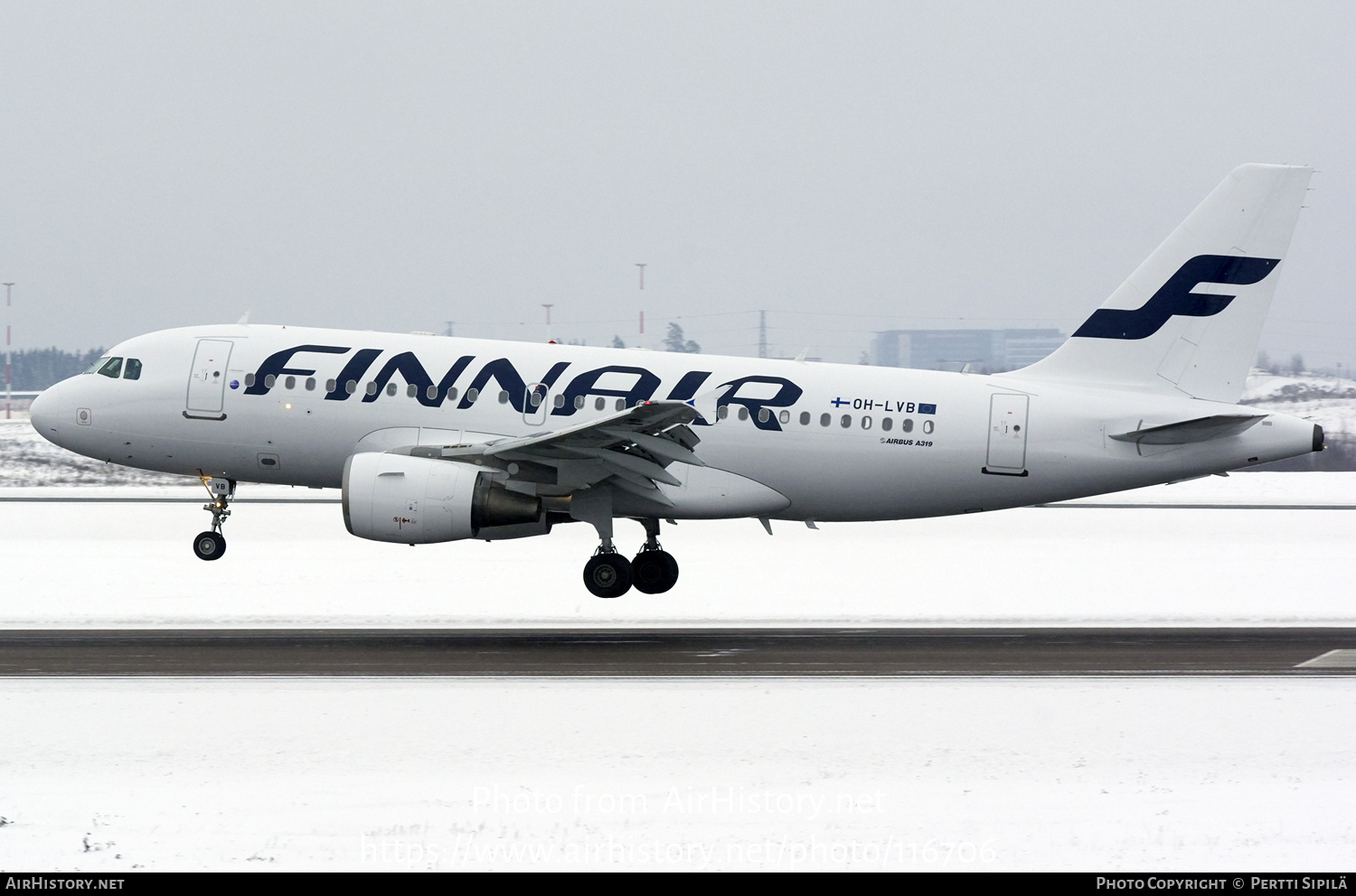 Aircraft Photo of OH-LVB | Airbus A319-112 | Finnair | AirHistory.net #116706