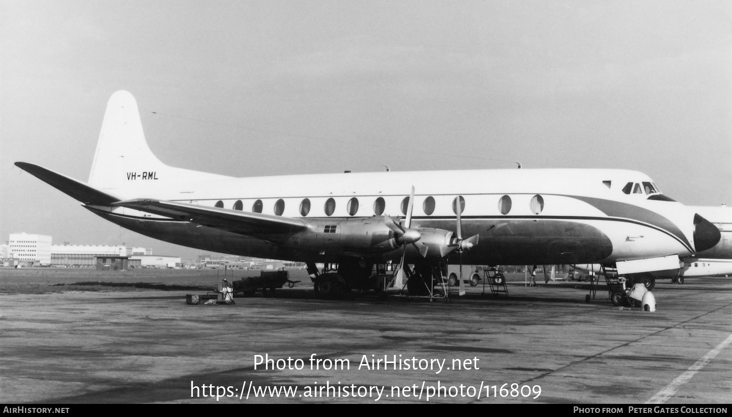 Aircraft Photo of VH-RML | Vickers 818 Viscount | Ansett - ANA | AirHistory.net #116809