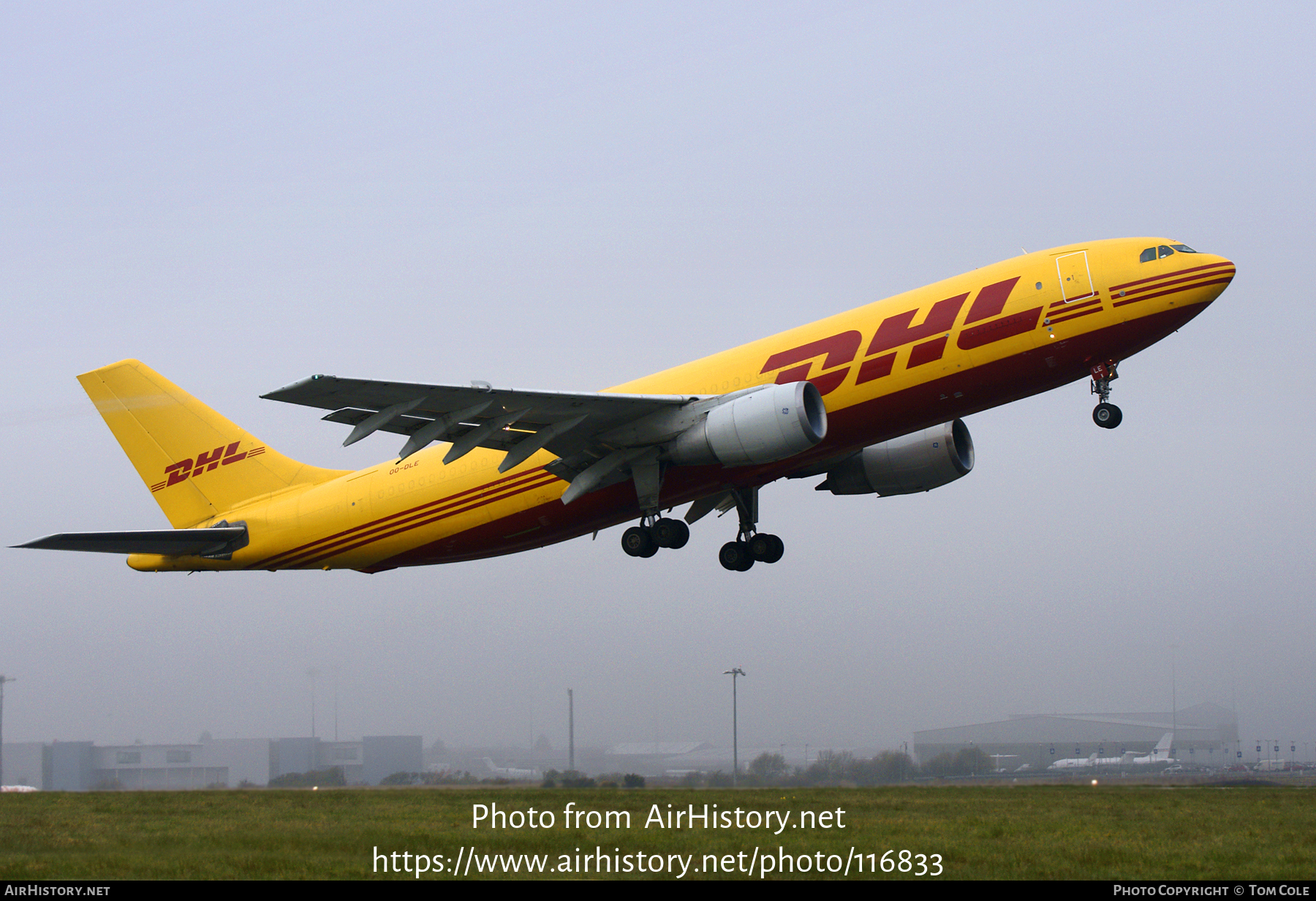 Aircraft Photo of OO-DLE | Airbus A300B4-203(F) | DHL International | AirHistory.net #116833