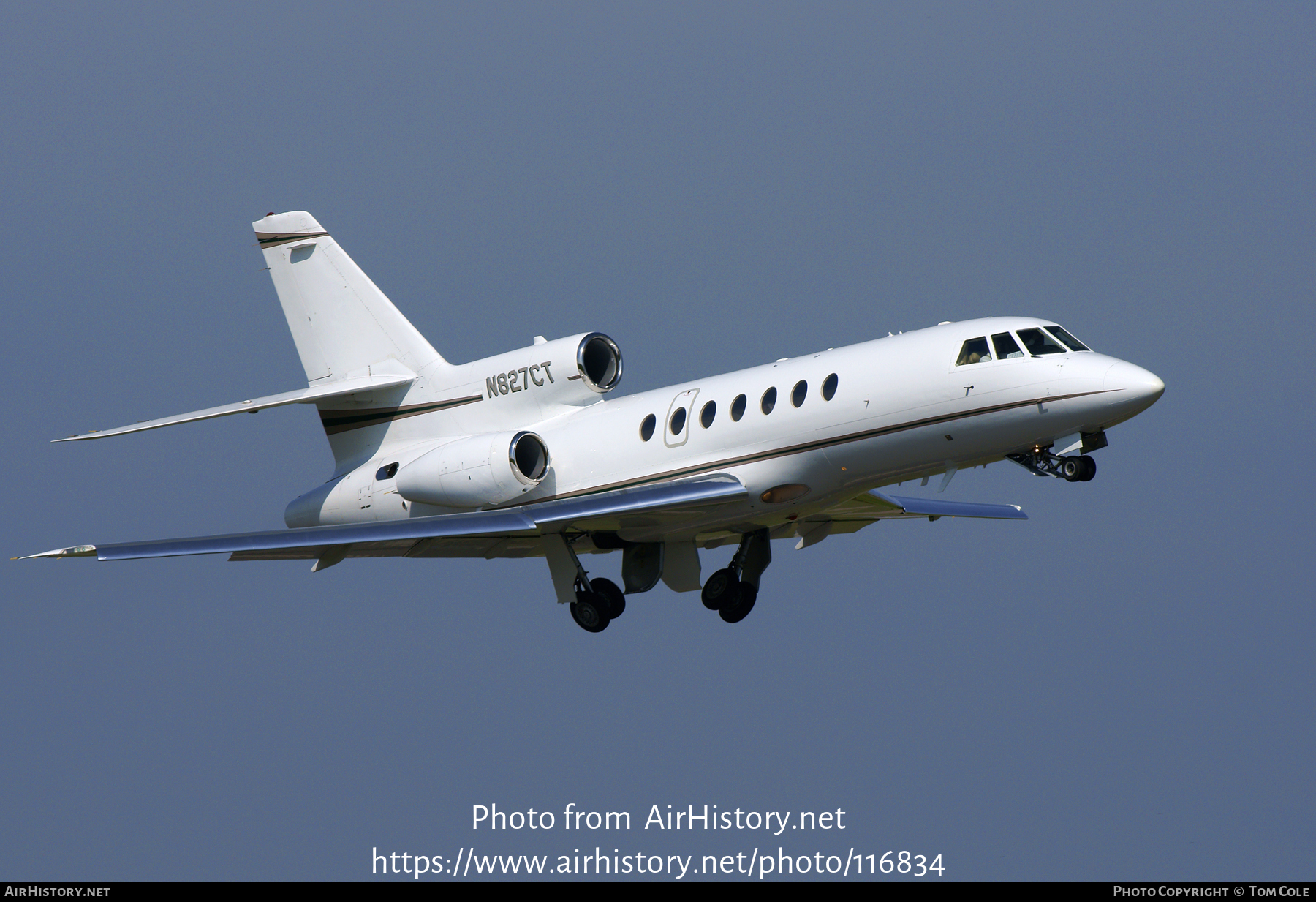 Aircraft Photo of N827CT | Dassault Falcon 50 | AirHistory.net #116834