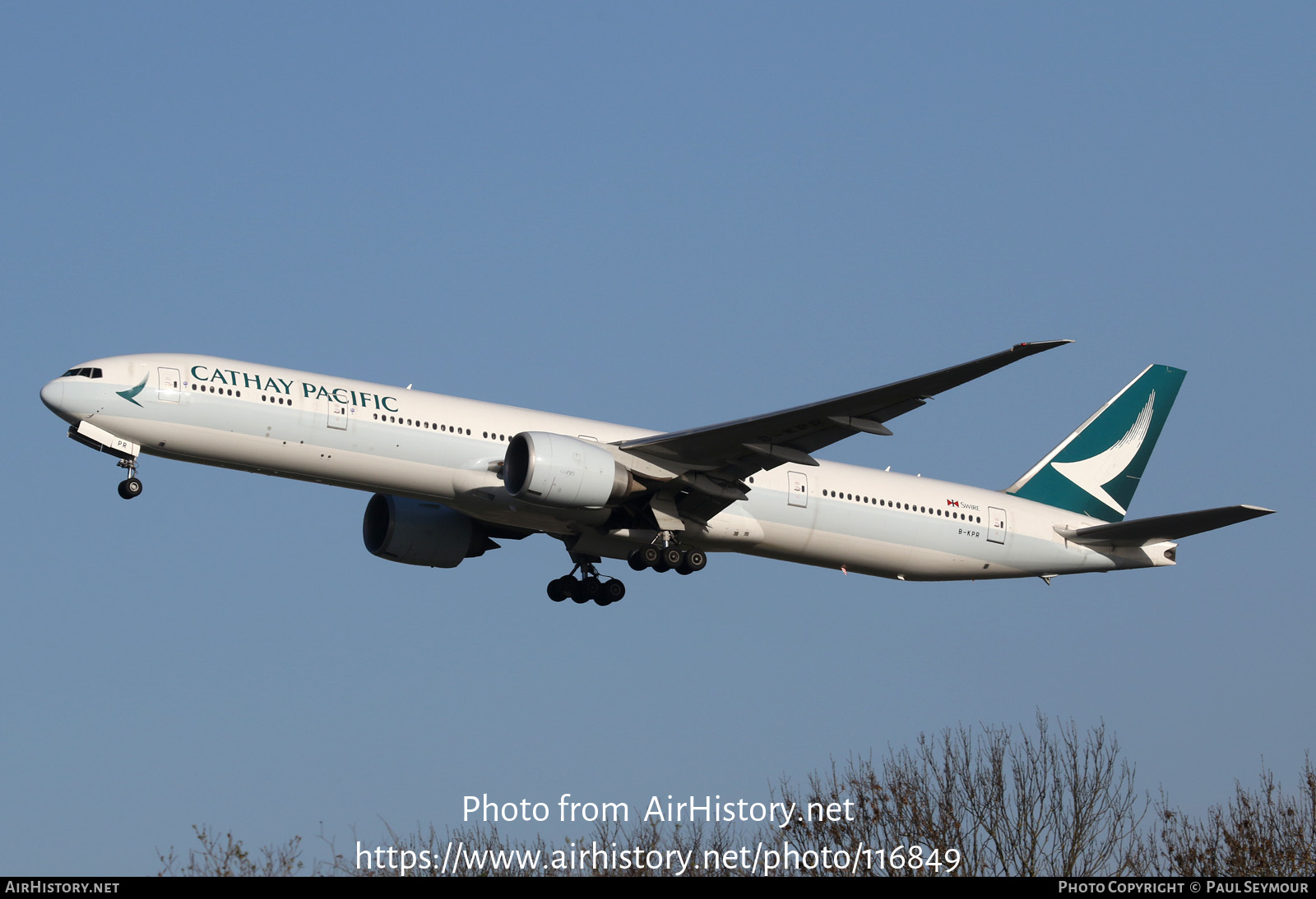 Aircraft Photo of B-KPR | Boeing 777-367/ER | Cathay Pacific Airways | AirHistory.net #116849
