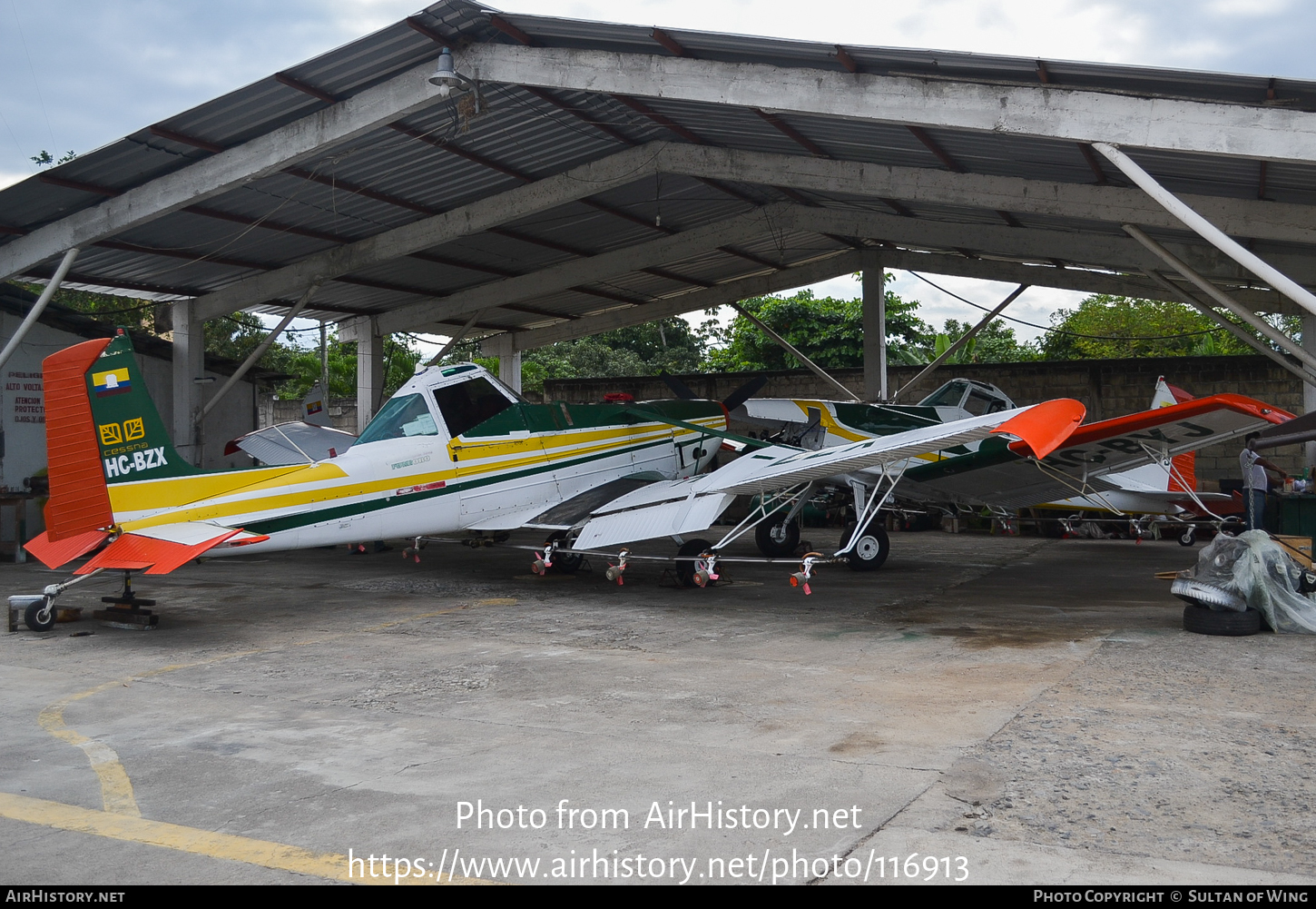 Aircraft Photo of HC-BZX | Cessna T188C Ag Husky | Fumioro | AirHistory.net #116913