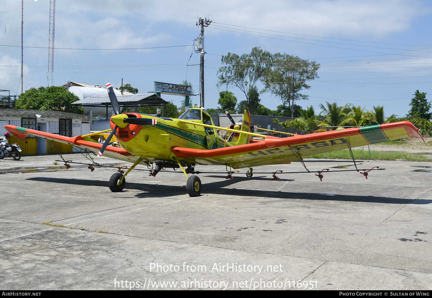 Aircraft Photo of HC-BSD | Cessna T188C Ag Husky | AIFA | AirHistory.net #116951