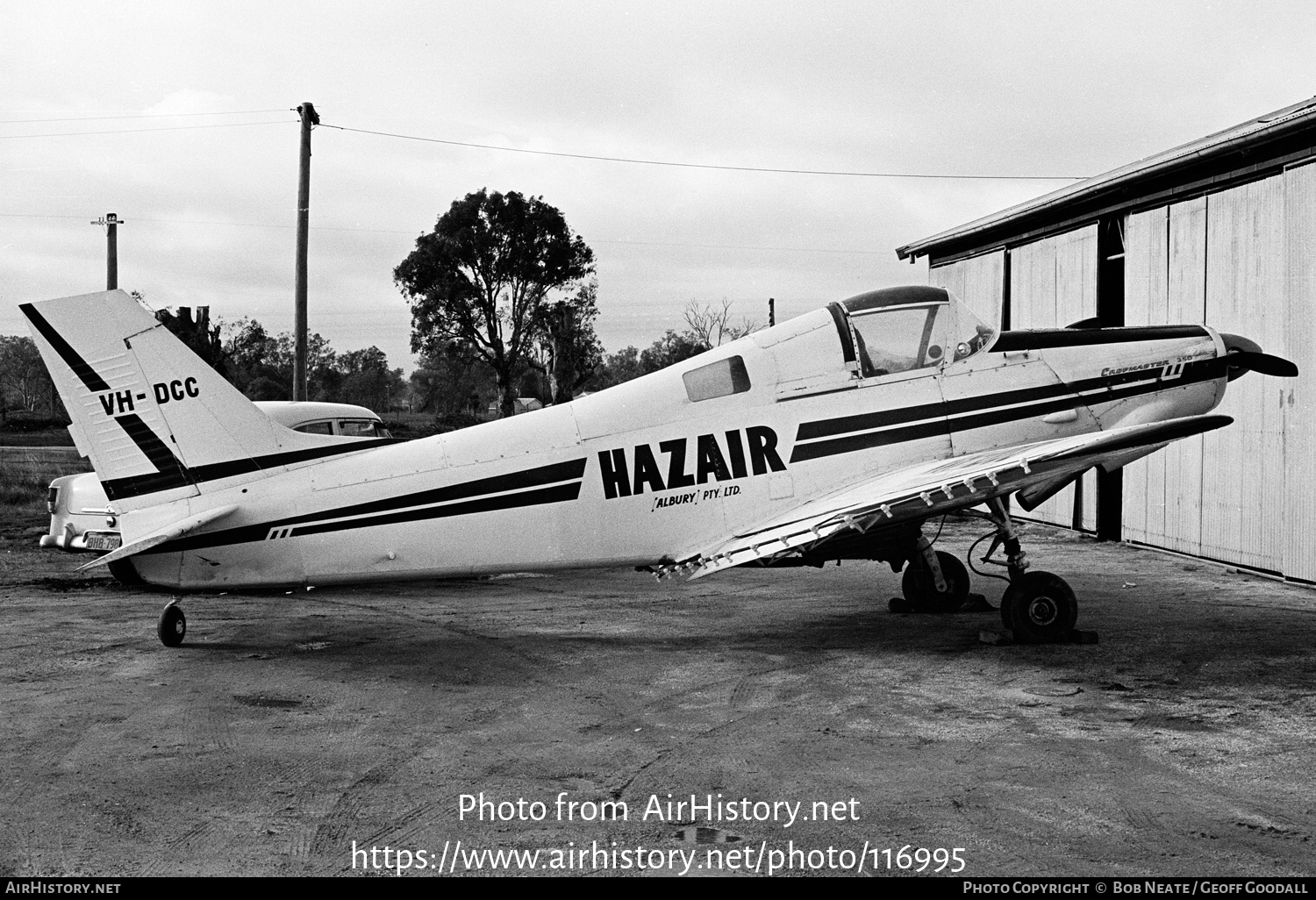 Aircraft Photo of VH-DCC | Yeoman YA1 Cropmaster 250 | Hazair | AirHistory.net #116995