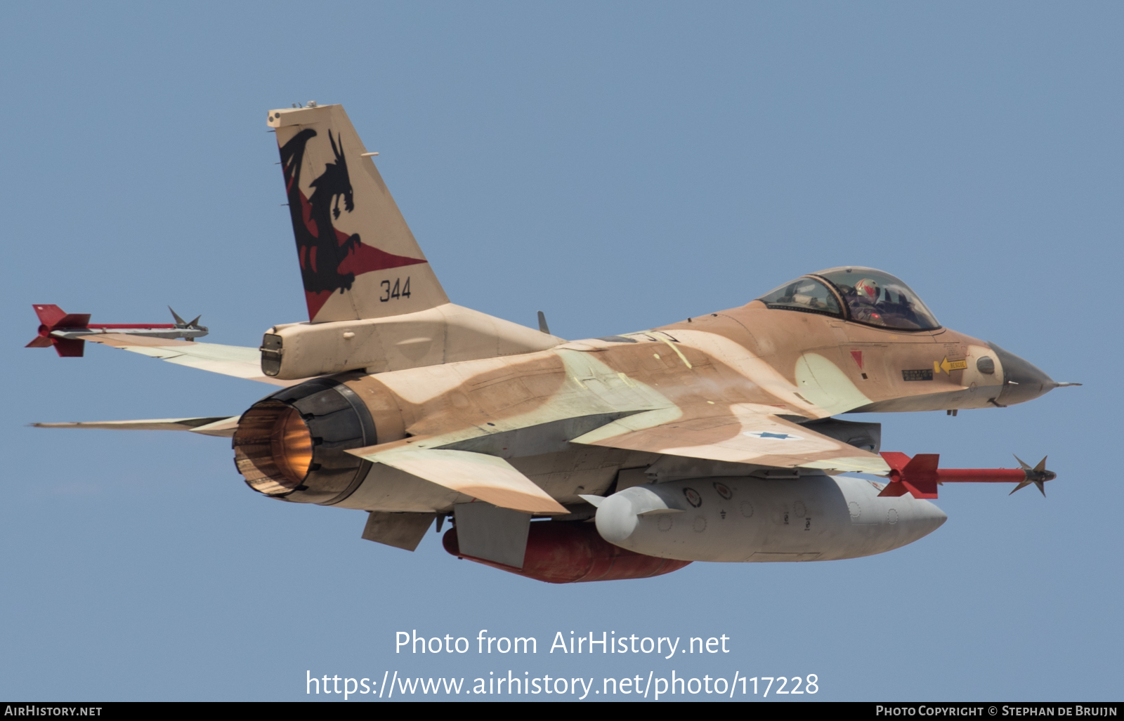 Aircraft Photo of 344 | General Dynamics F-16C Barak | Israel - Air Force | AirHistory.net #117228